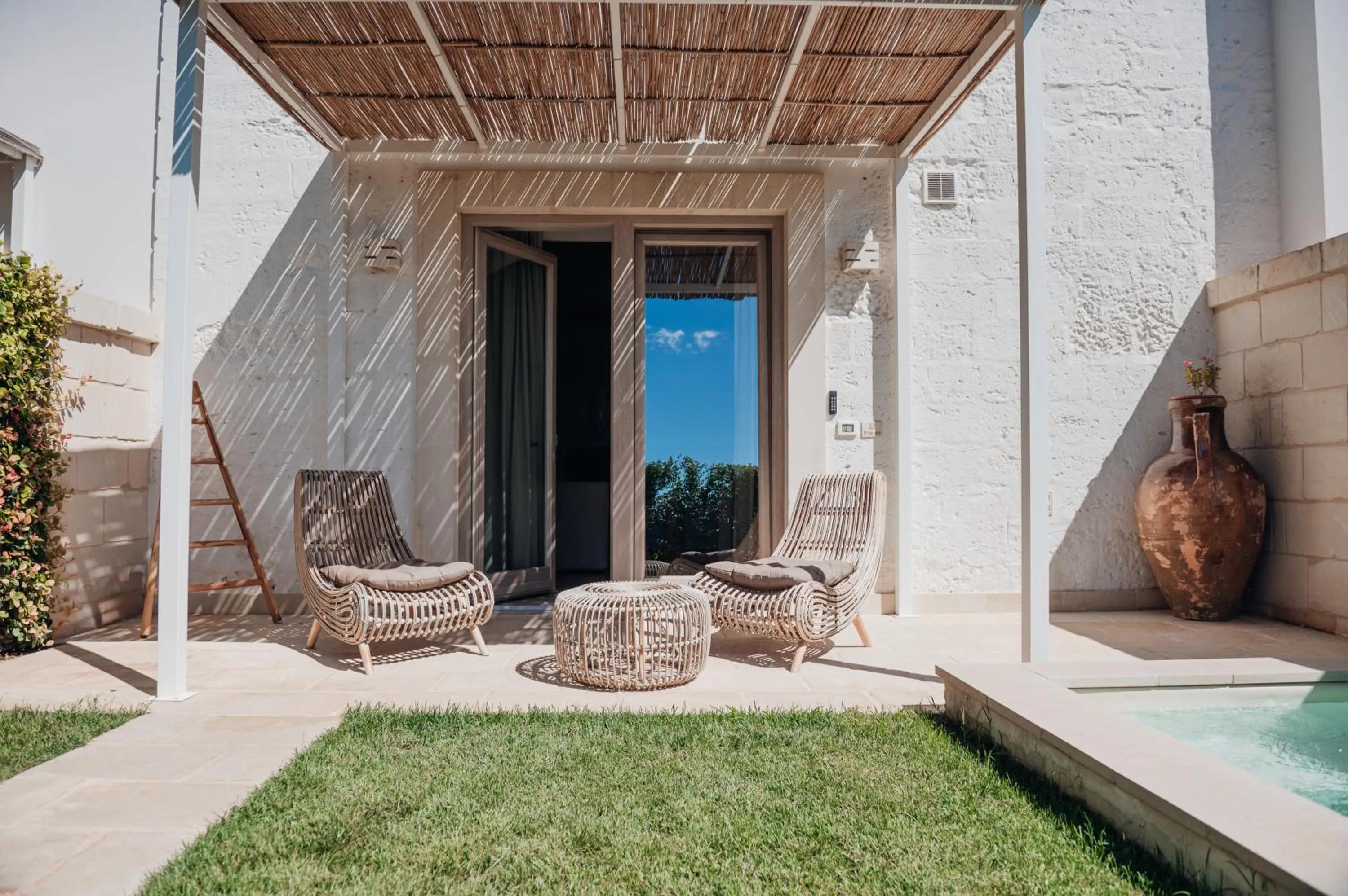Garden view in Masseria Longa Boutique Hotel