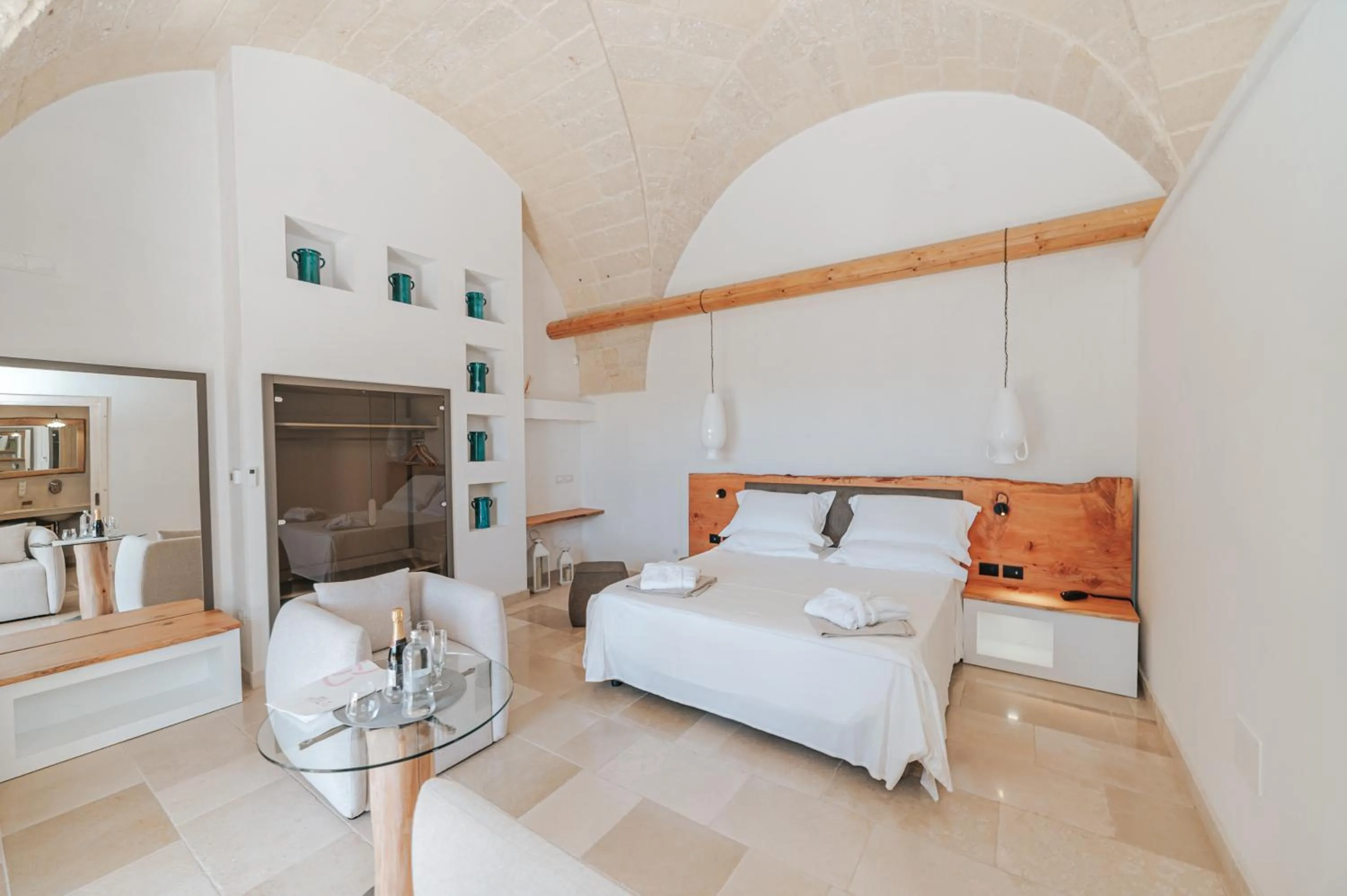 Photo of the whole room, Bed in Masseria Longa Boutique Hotel