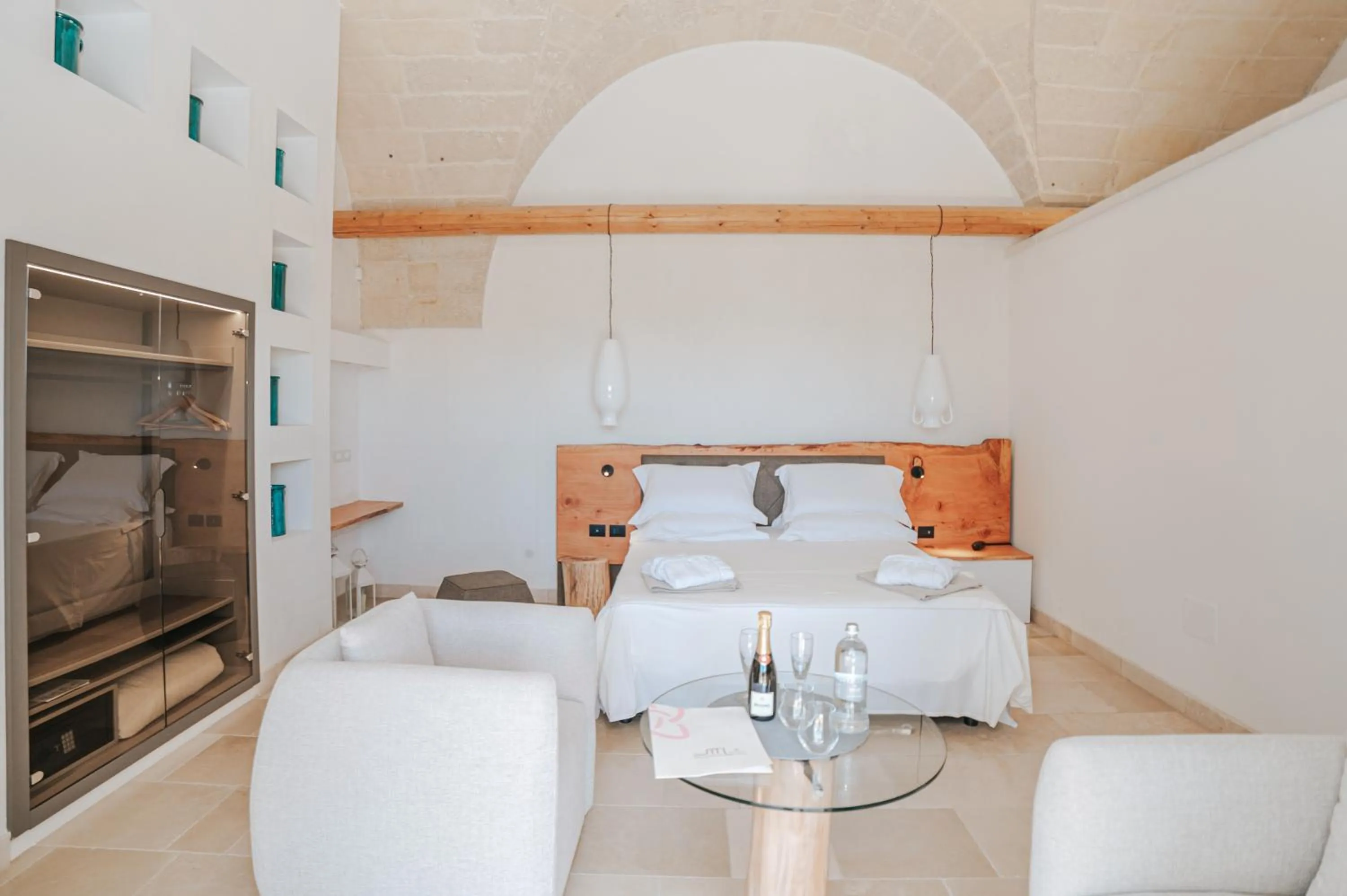 Photo of the whole room, Bed in Masseria Longa Boutique Hotel