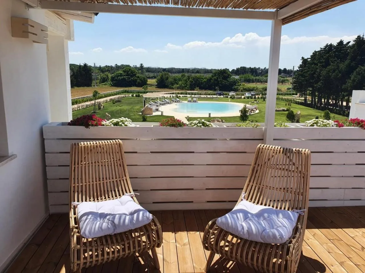 Balcony/Terrace in Masseria Longa Boutique Hotel