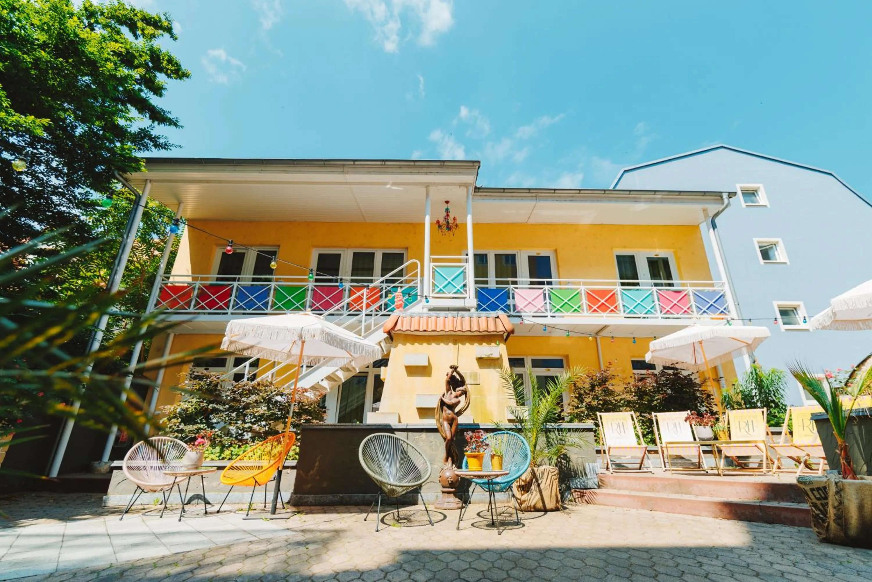 Garden in Boutique Hotel Rothenburger Hof