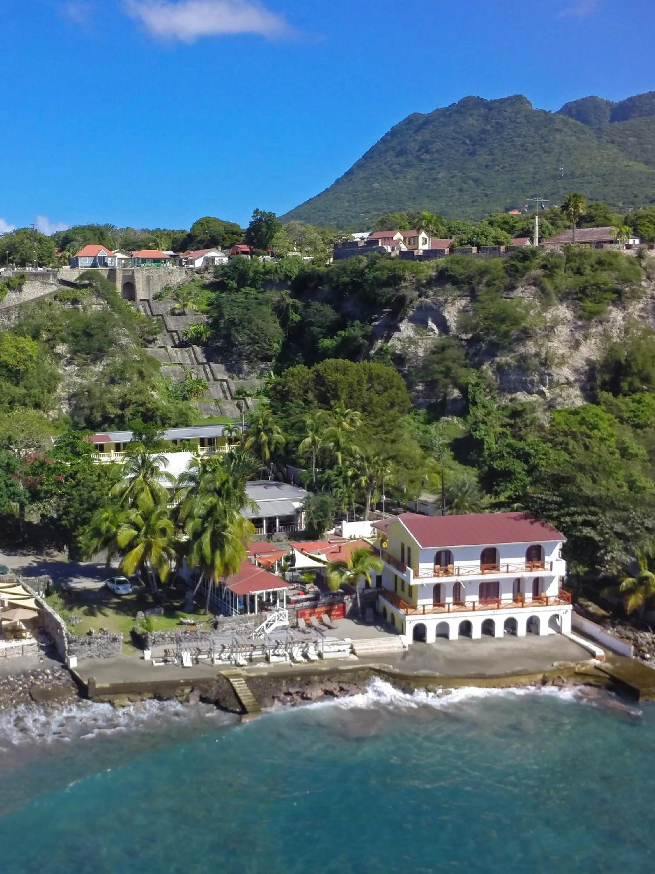 Bird's eye view in The Old Gin House