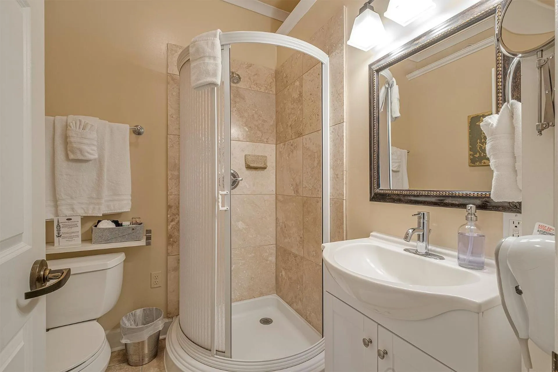 Shower in The Orenco Station Hotel