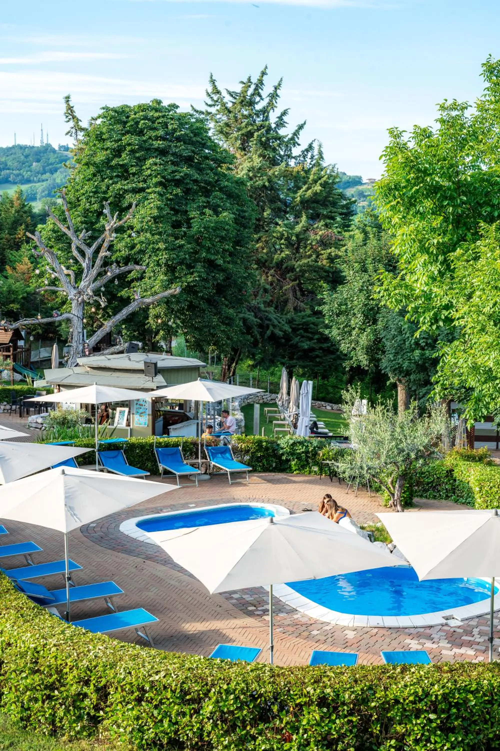 Swimming pool in La Valle Dei Caprioli Village Bungalow Park - Freelandia Azienda Agricola