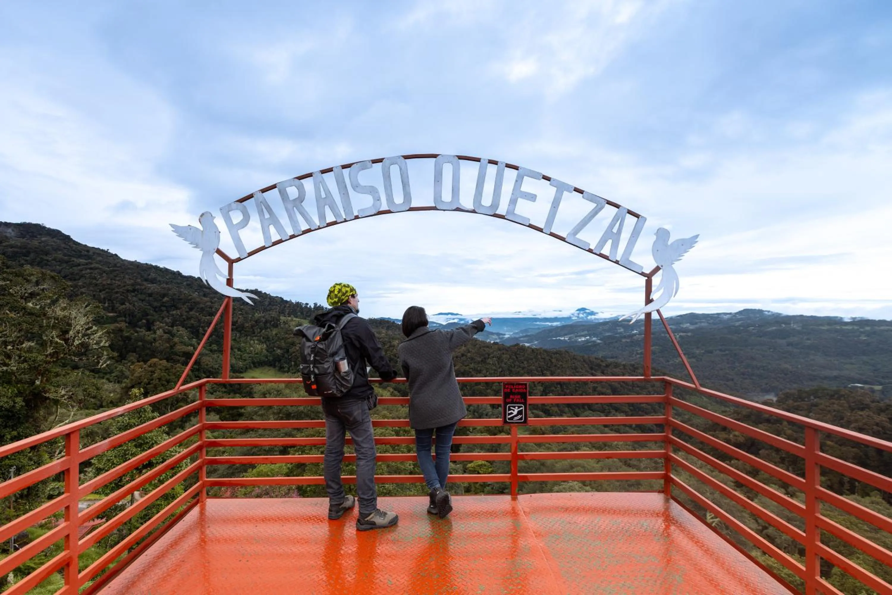 Mountain view in Paraíso Quetzal Lodge