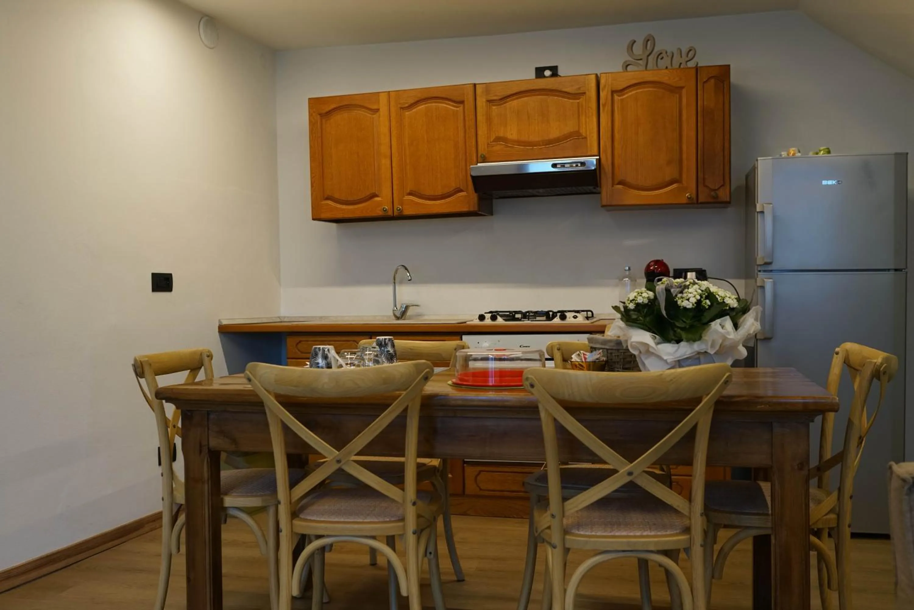 Kitchen or kitchenette in Portola la vecchia dimora