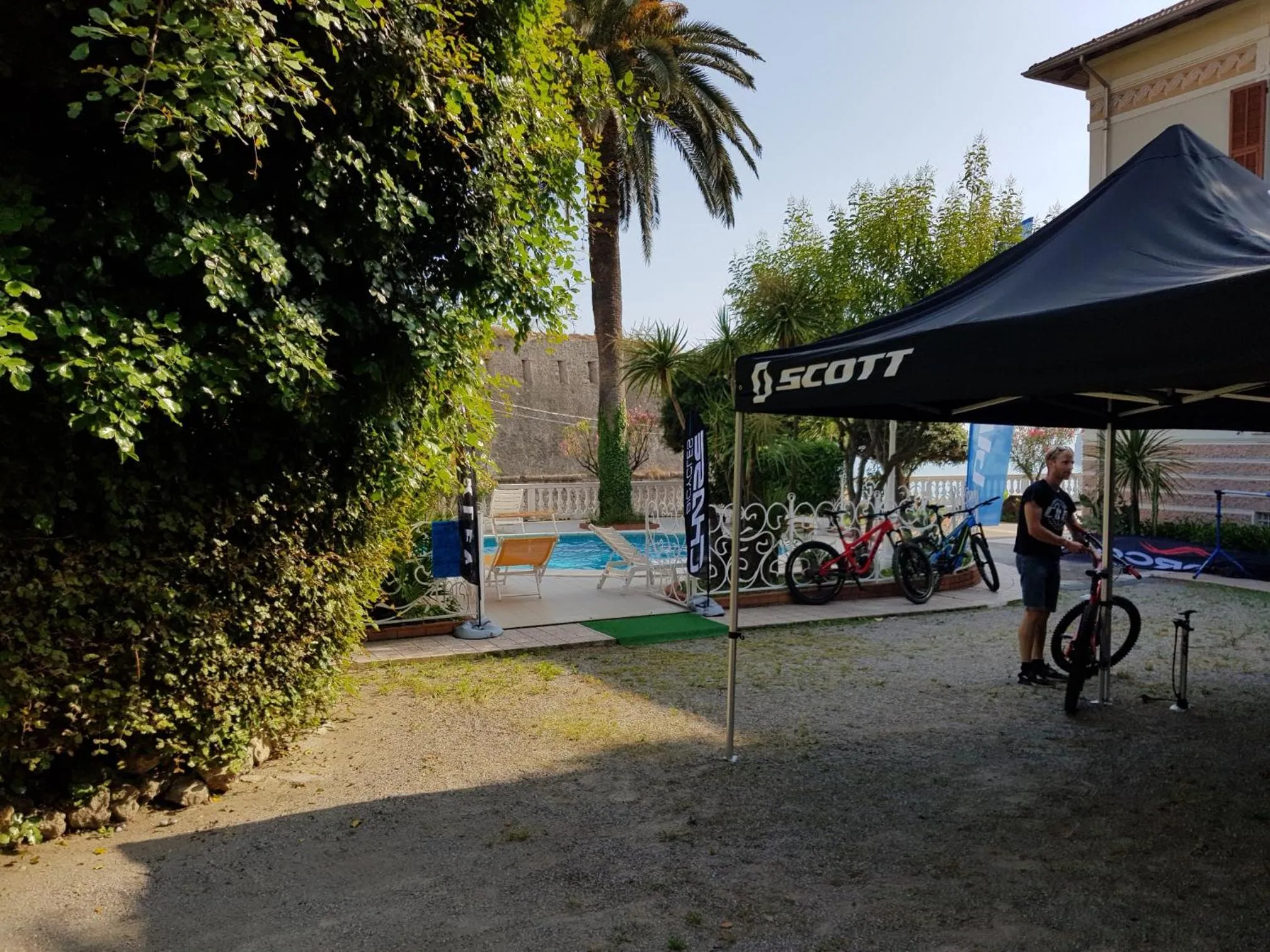 Swimming pool in Park Hotel Castello
