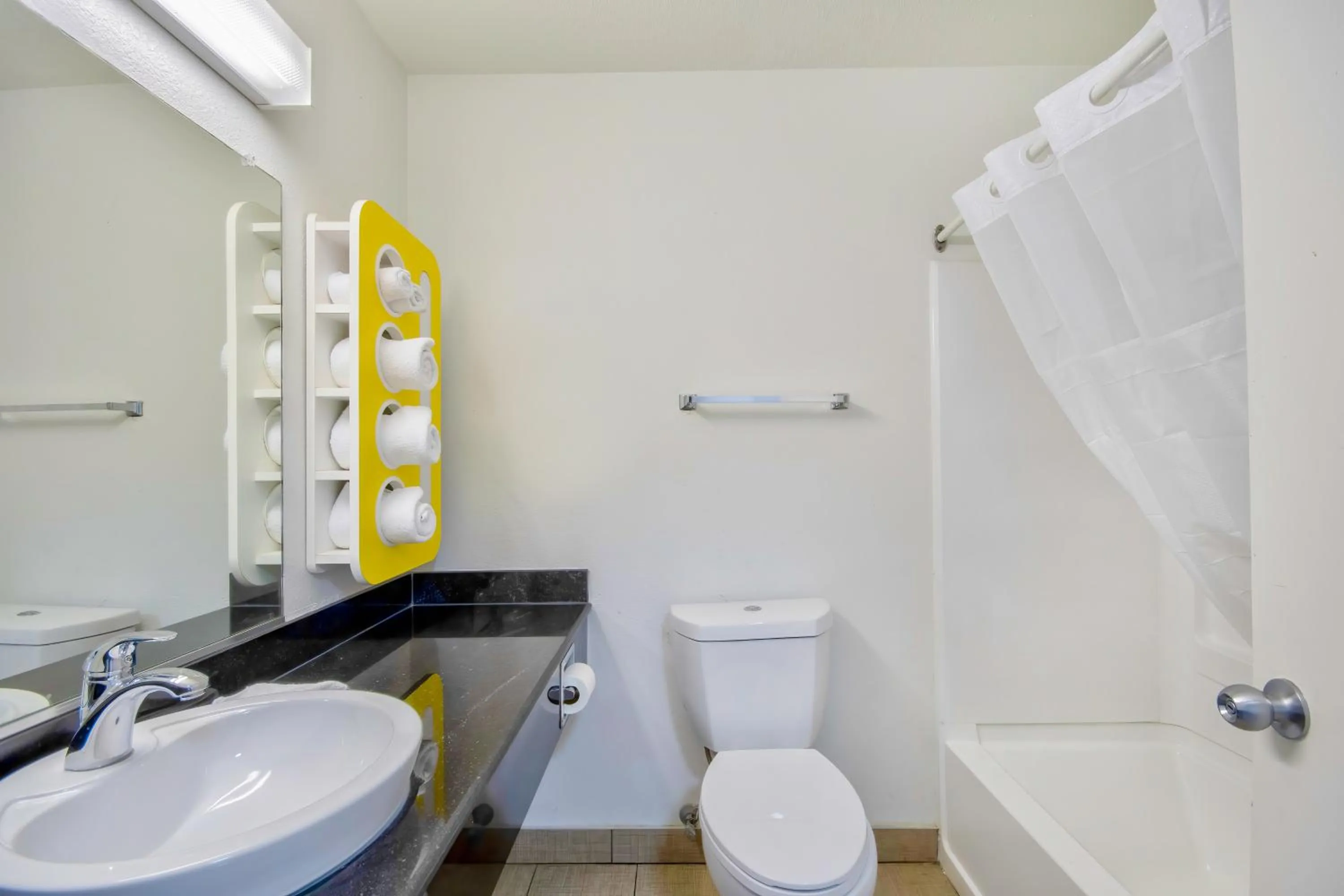 Bathroom in Studio 6 Georgetown KY Lexington North