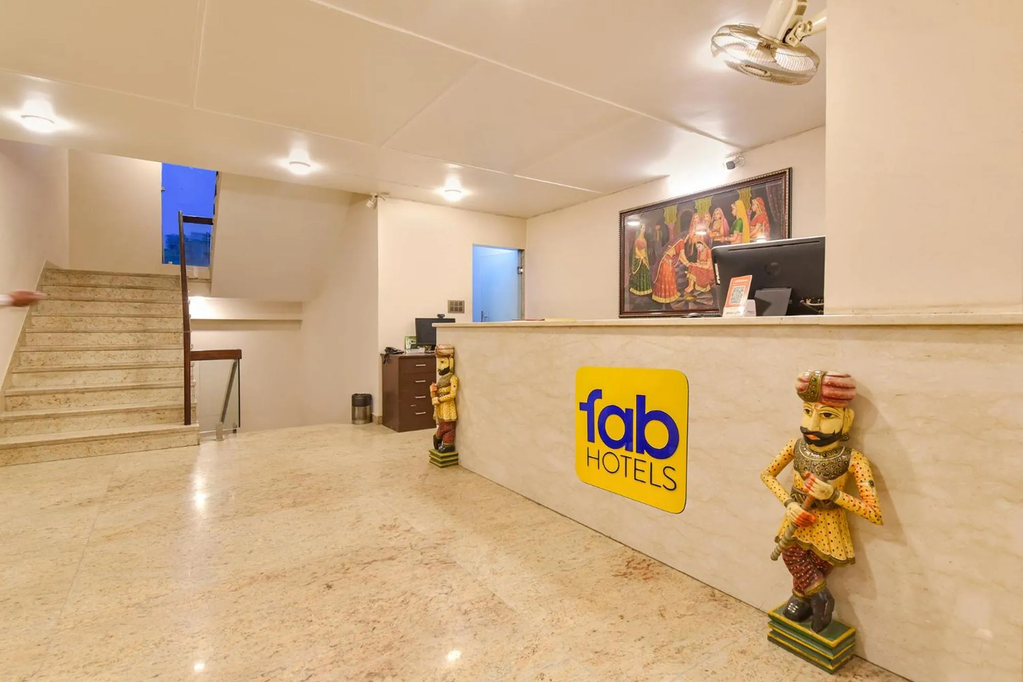 Lobby or reception in FabHotel Shikha