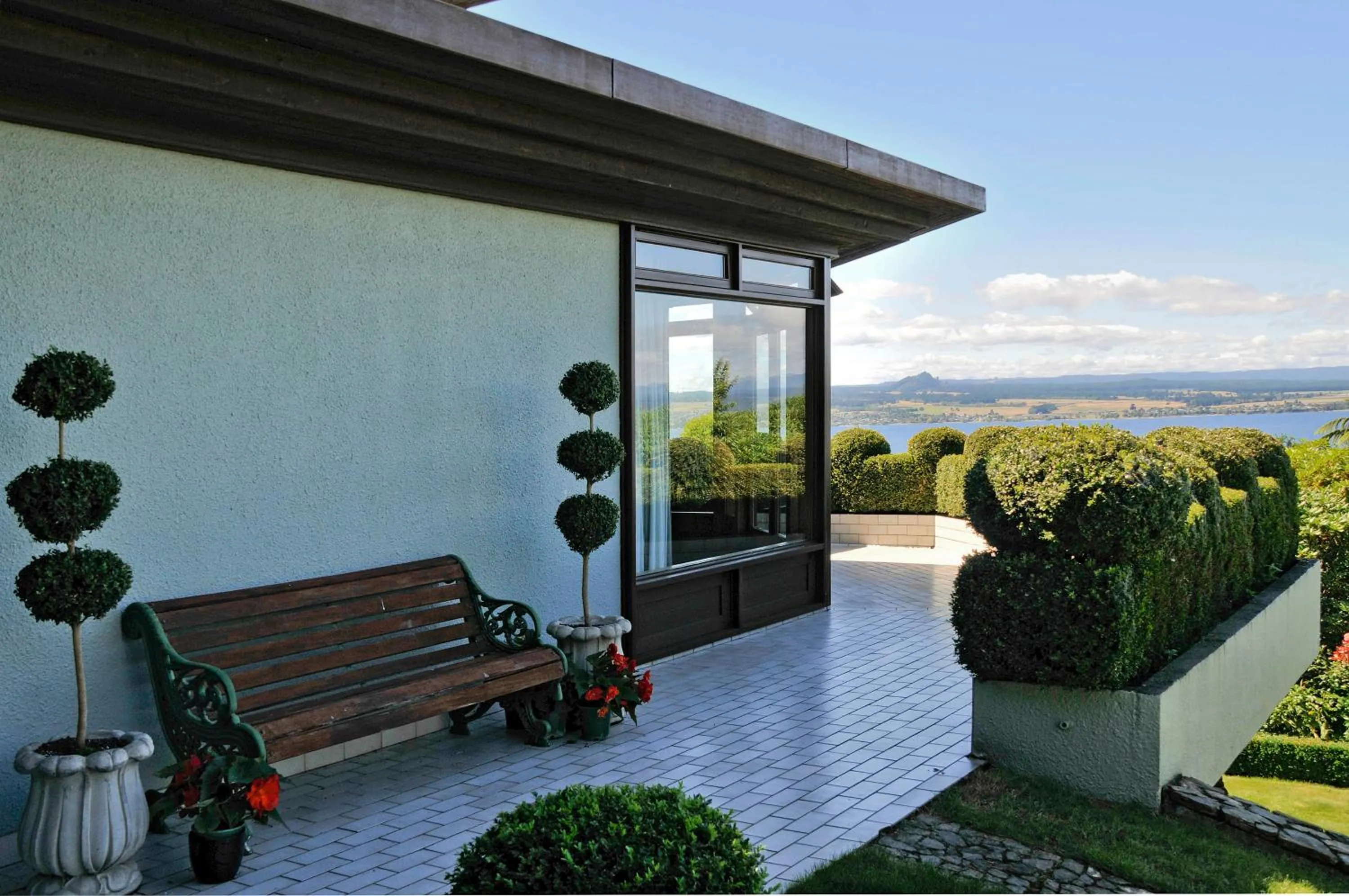 Patio in Lake Taupo Lodge