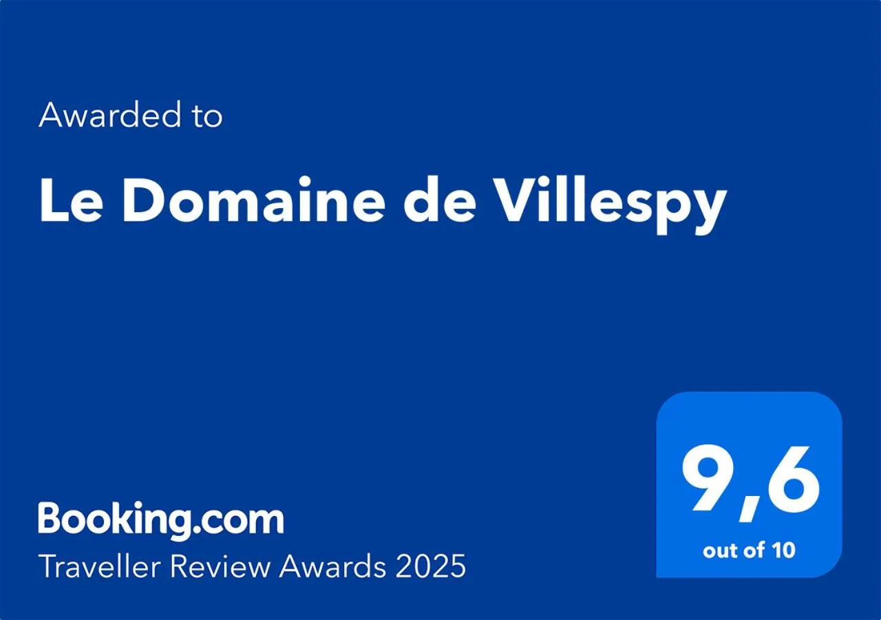 Certificate/Award in Le Domaine de Villespy