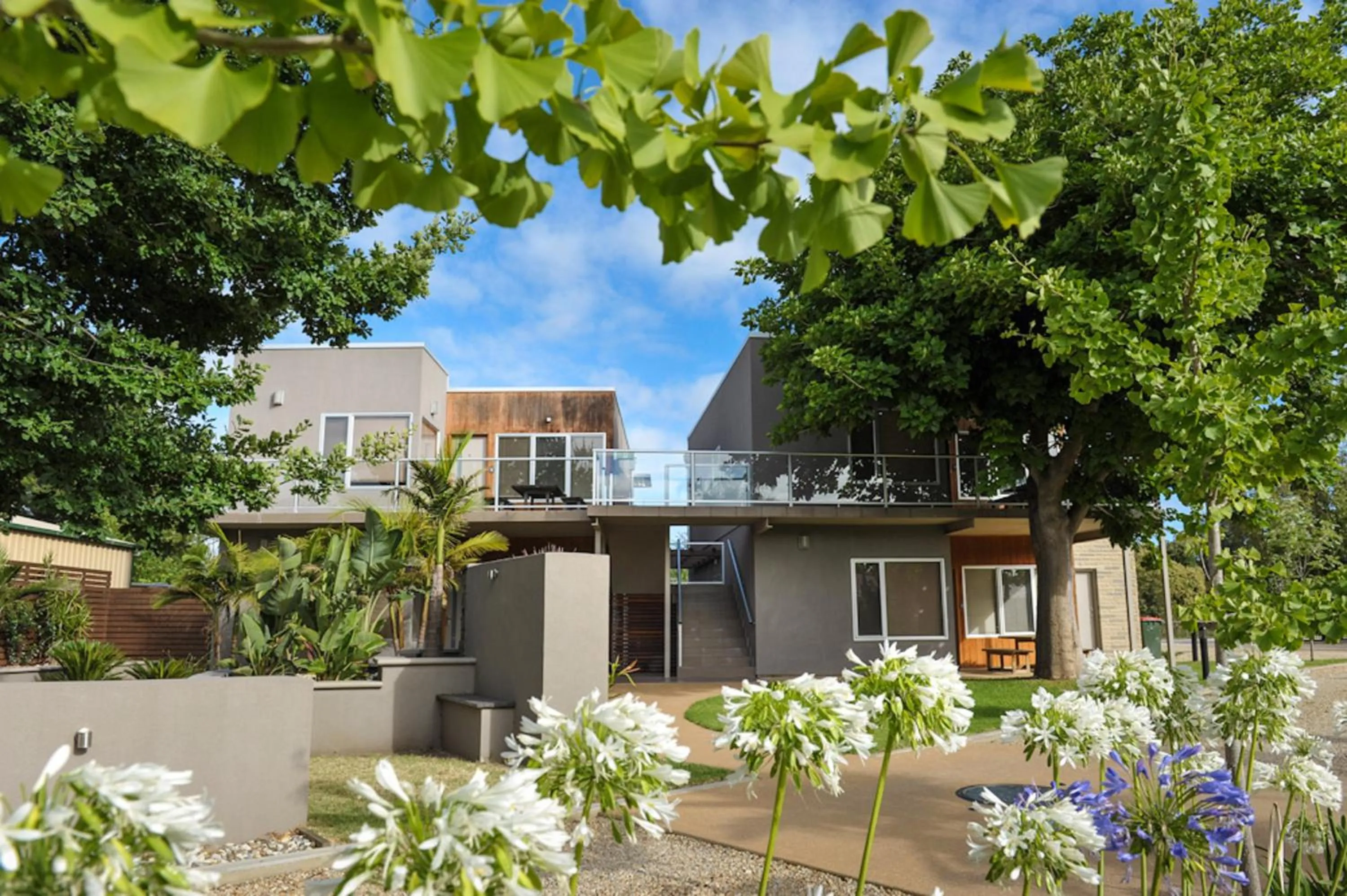 Garden view in Barossa Valley Apartments