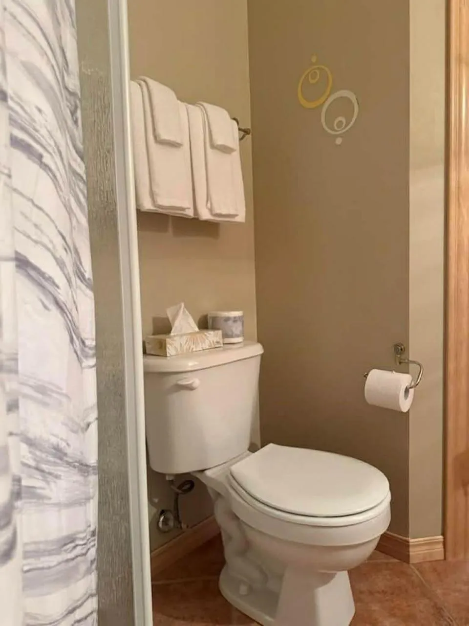 Shower in Auberge MicKy Inc