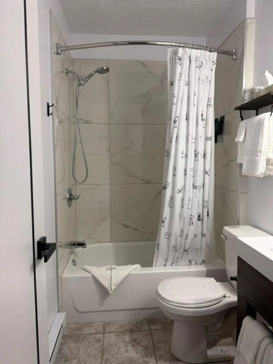 Shower in Auberge MicKy Inc