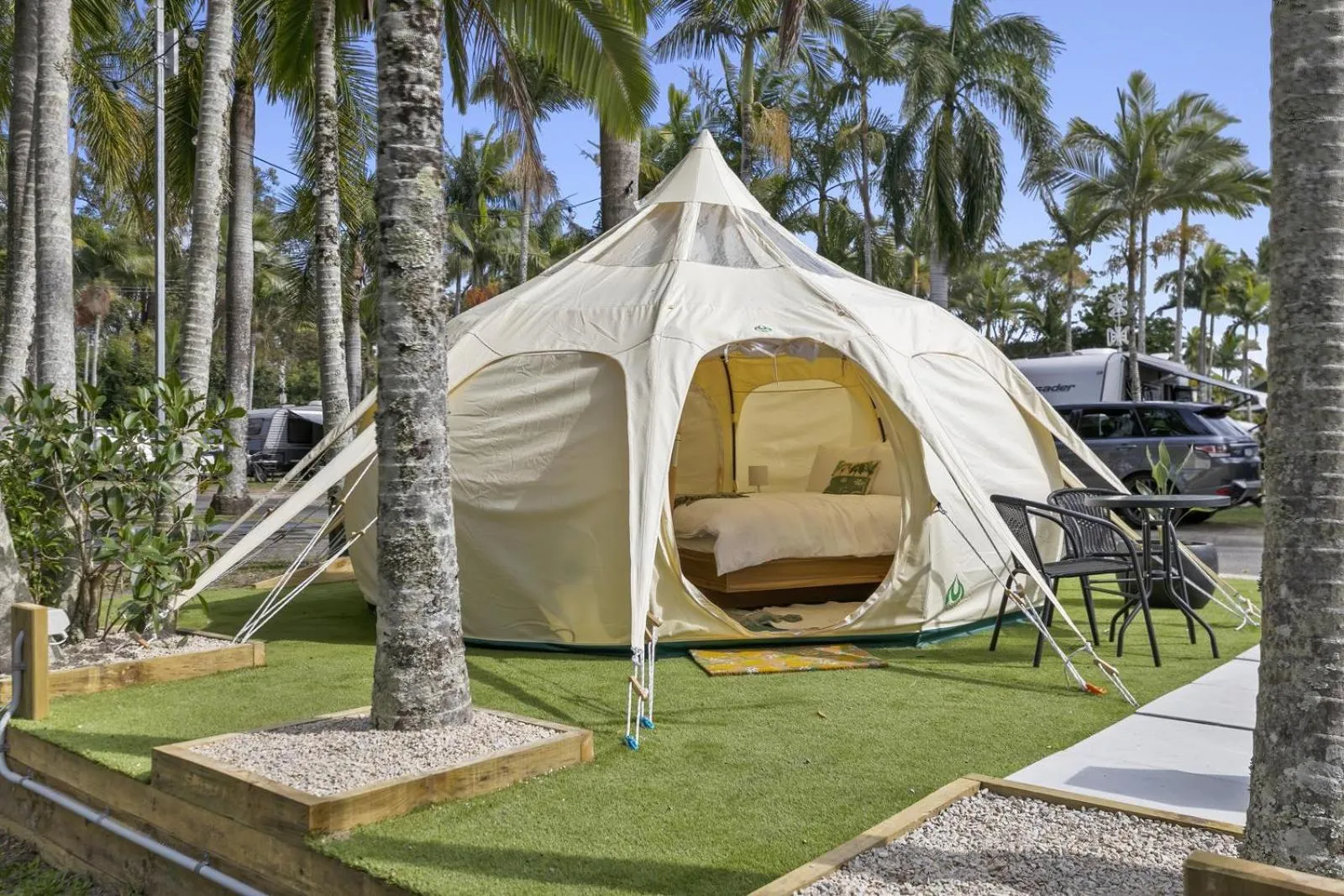 Garden view in Ingenia Holidays Noosa North