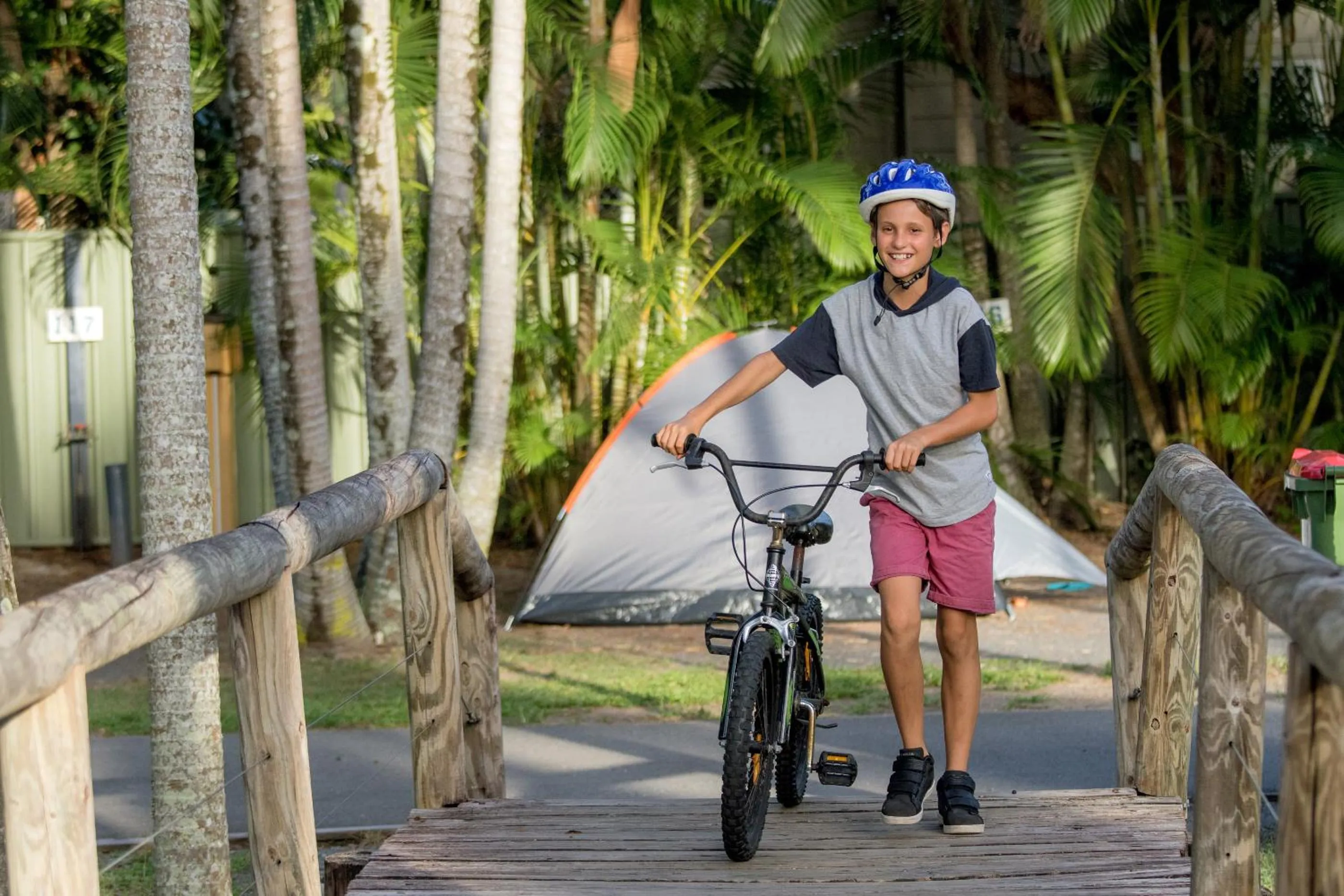 Cycling in Ingenia Holidays Noosa North