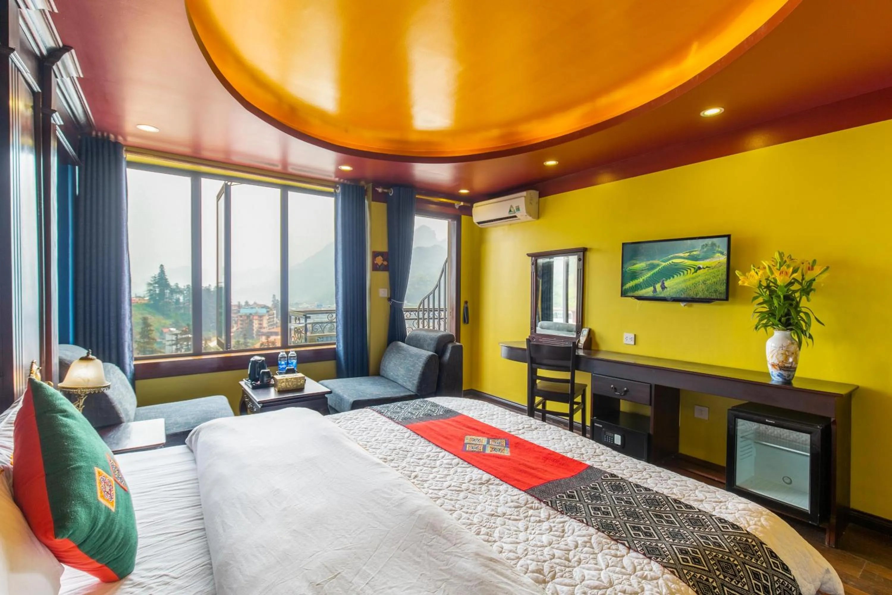 Bedroom, Bed in Sapa House Hotel Halal Certified