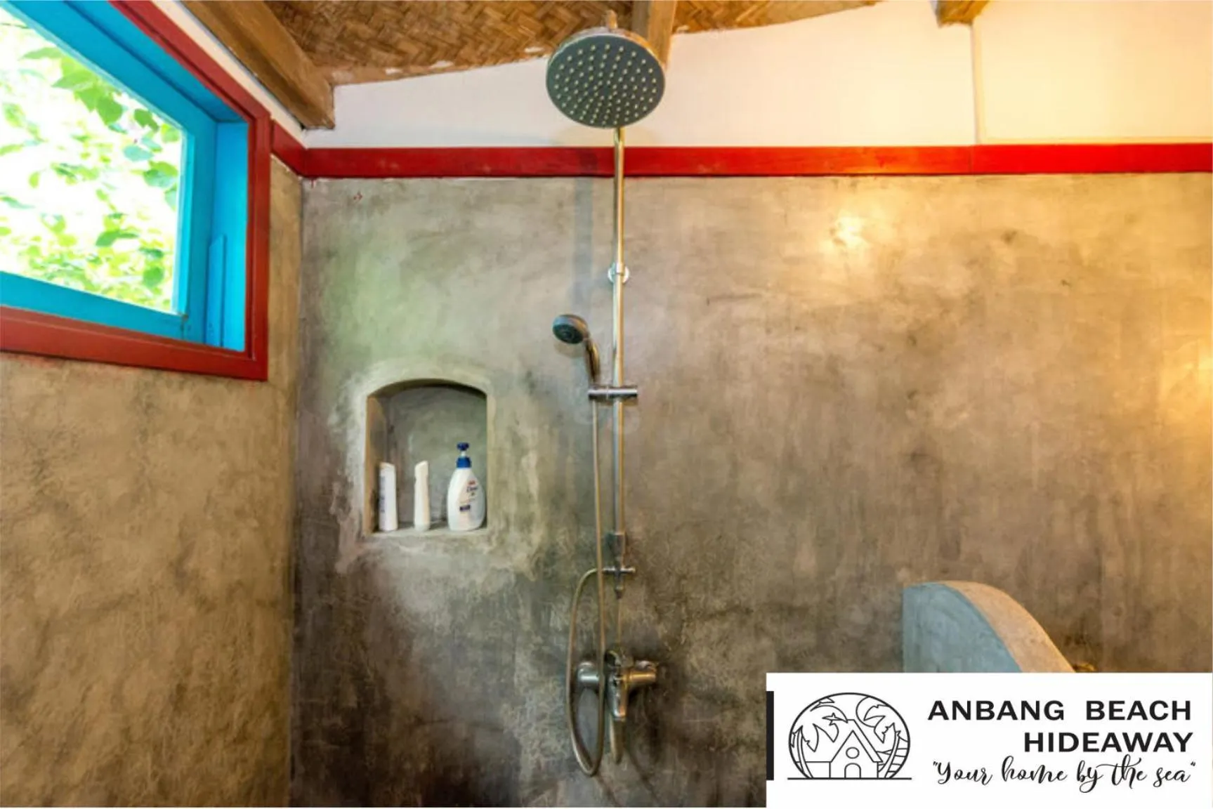 Shower in An Bang Hideaway
