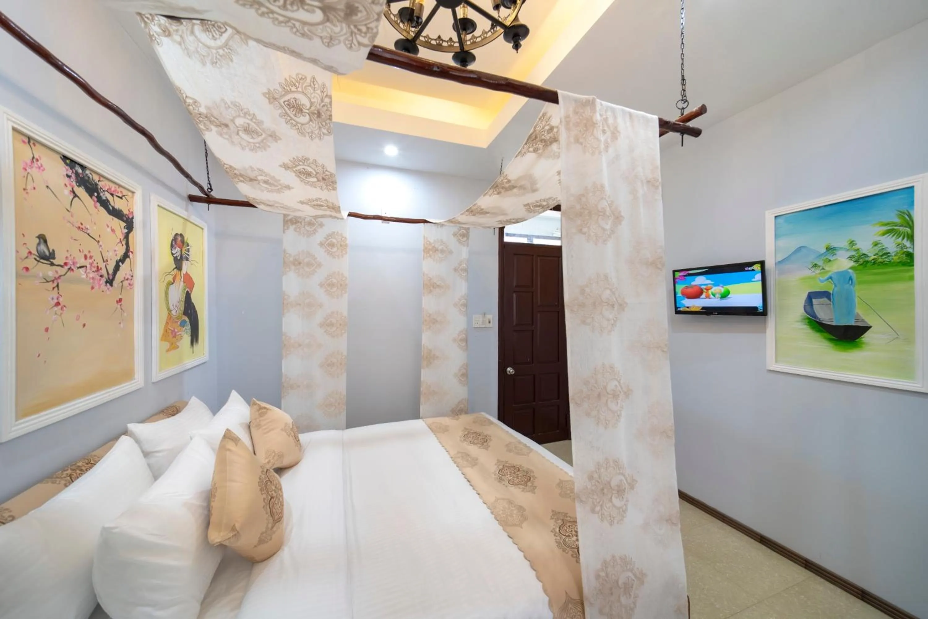Bed in VIP Garden Villa and Pool Hội an ,