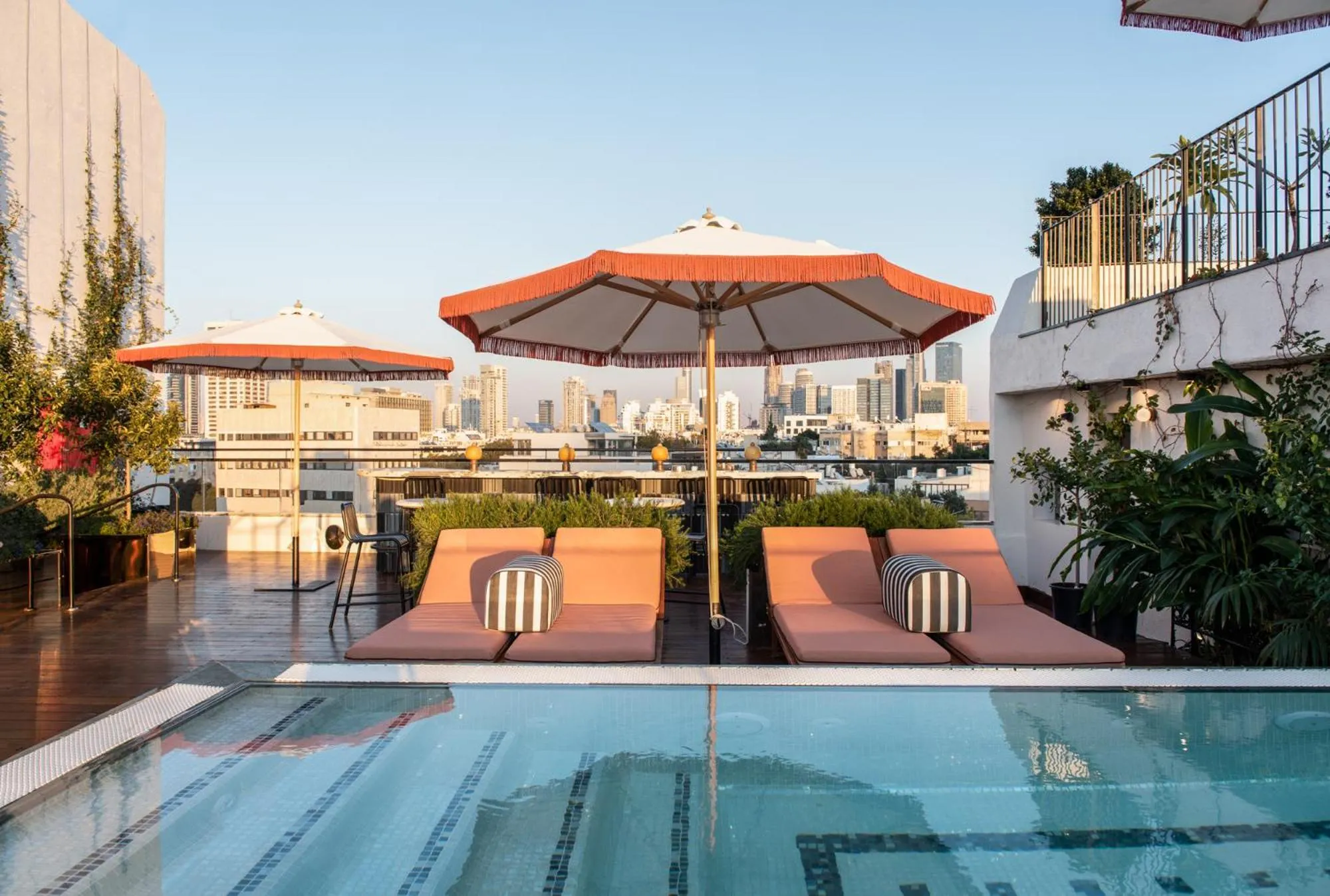 Pool view in Mayer House