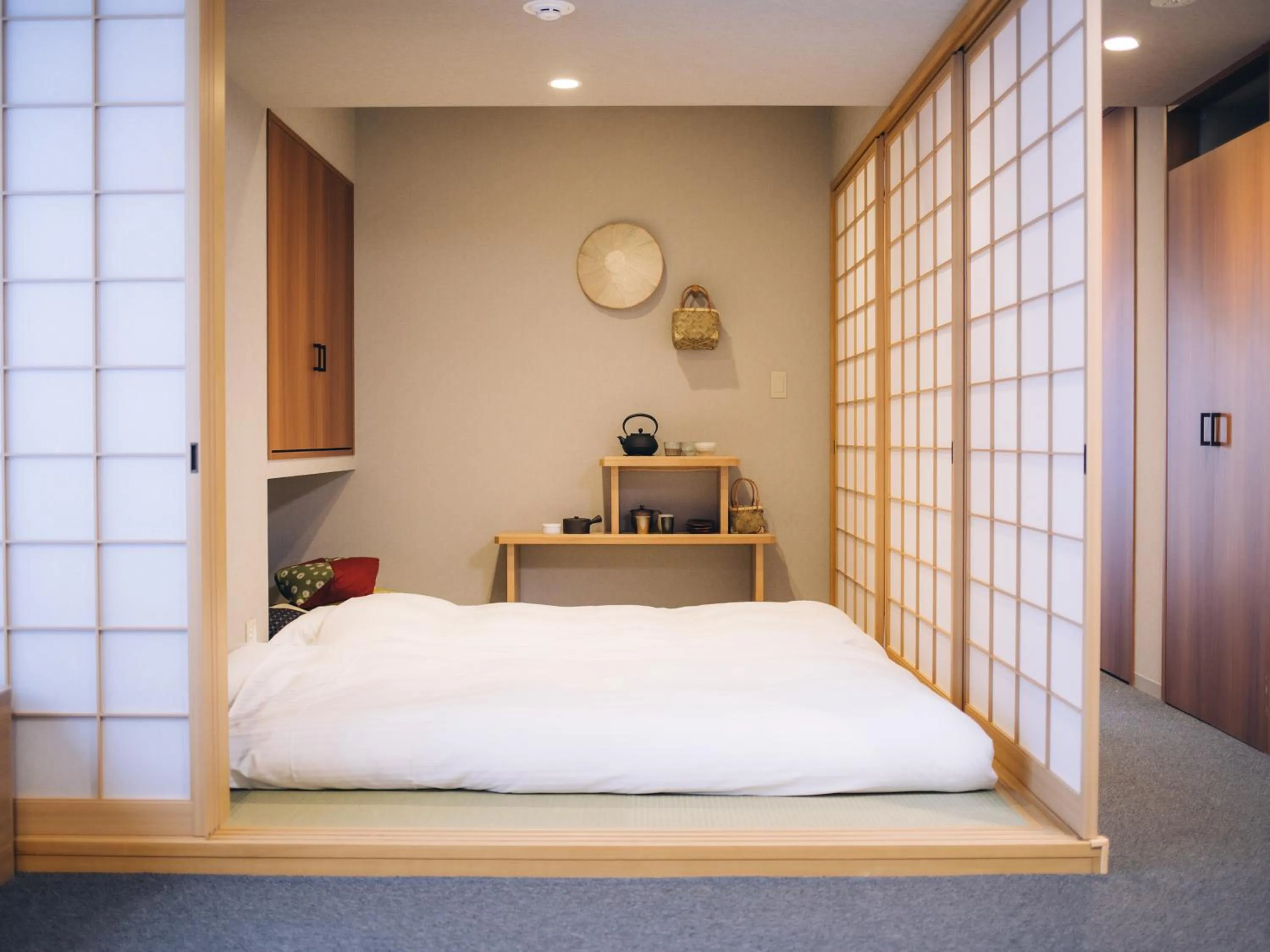 Bed in MIMARU SUITES Kyoto Shijo