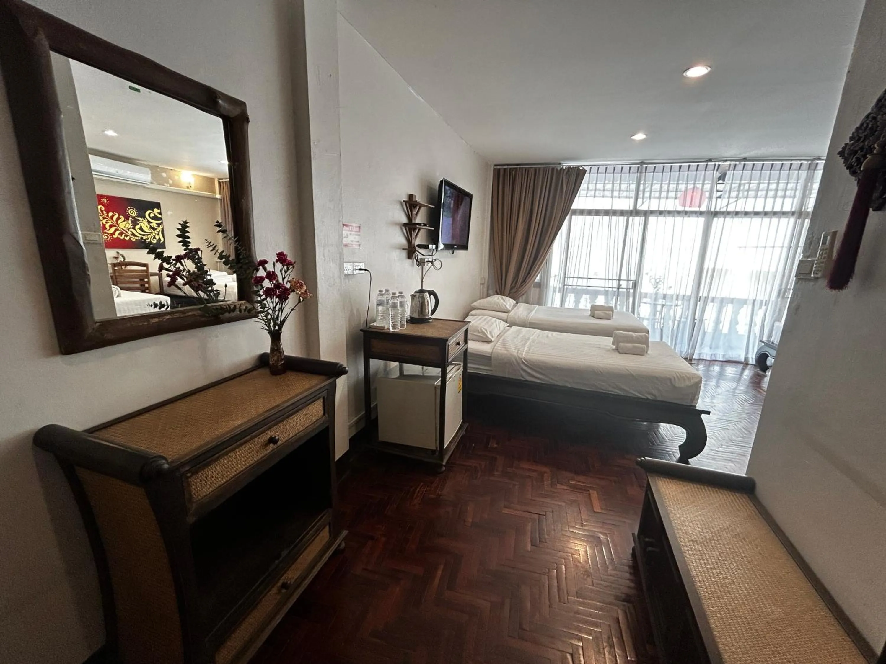 Coffee/tea facilities, Bed in Kamala's Boutique Guesthouse