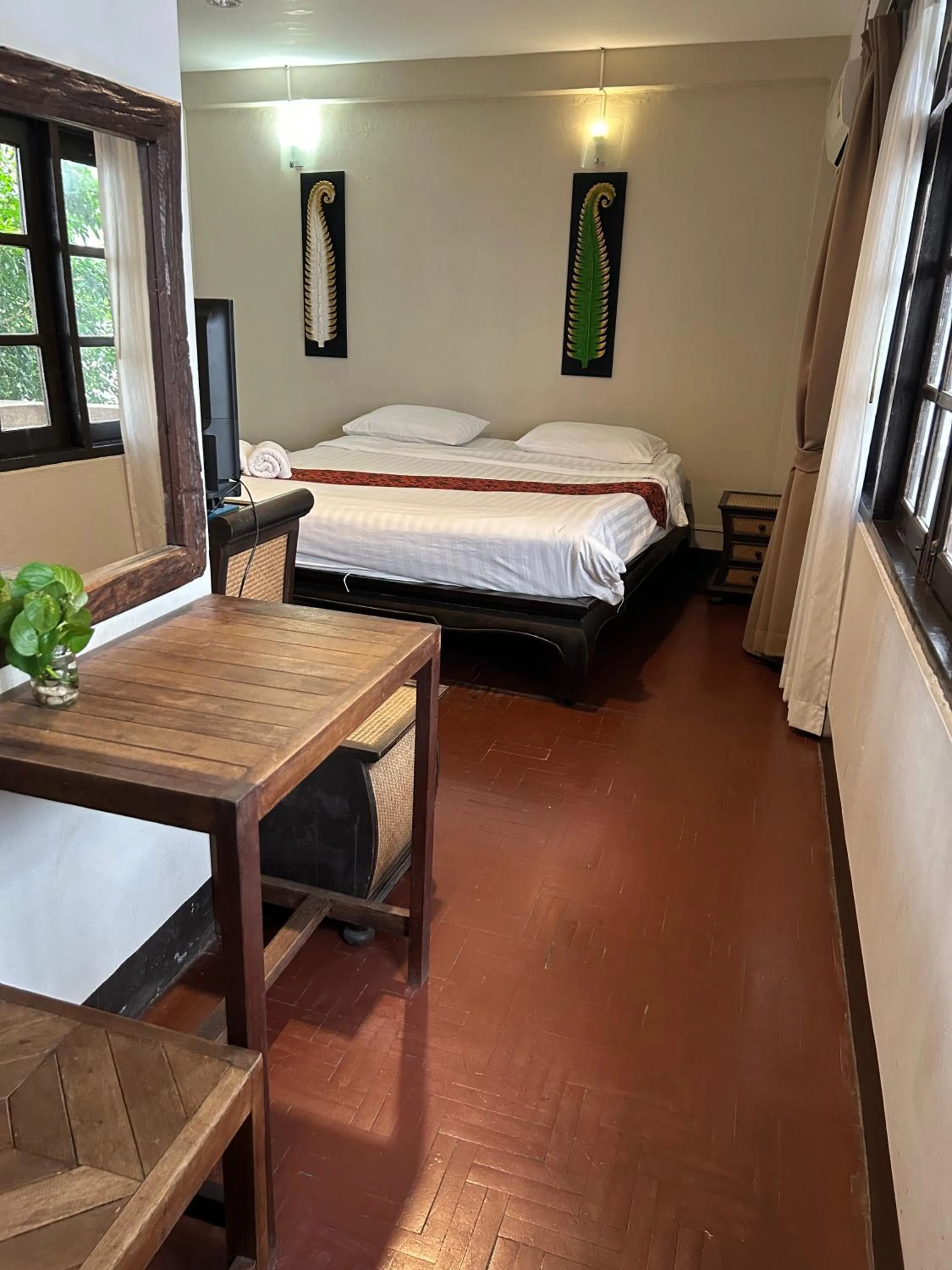 Bed in Kamala's Boutique Guesthouse