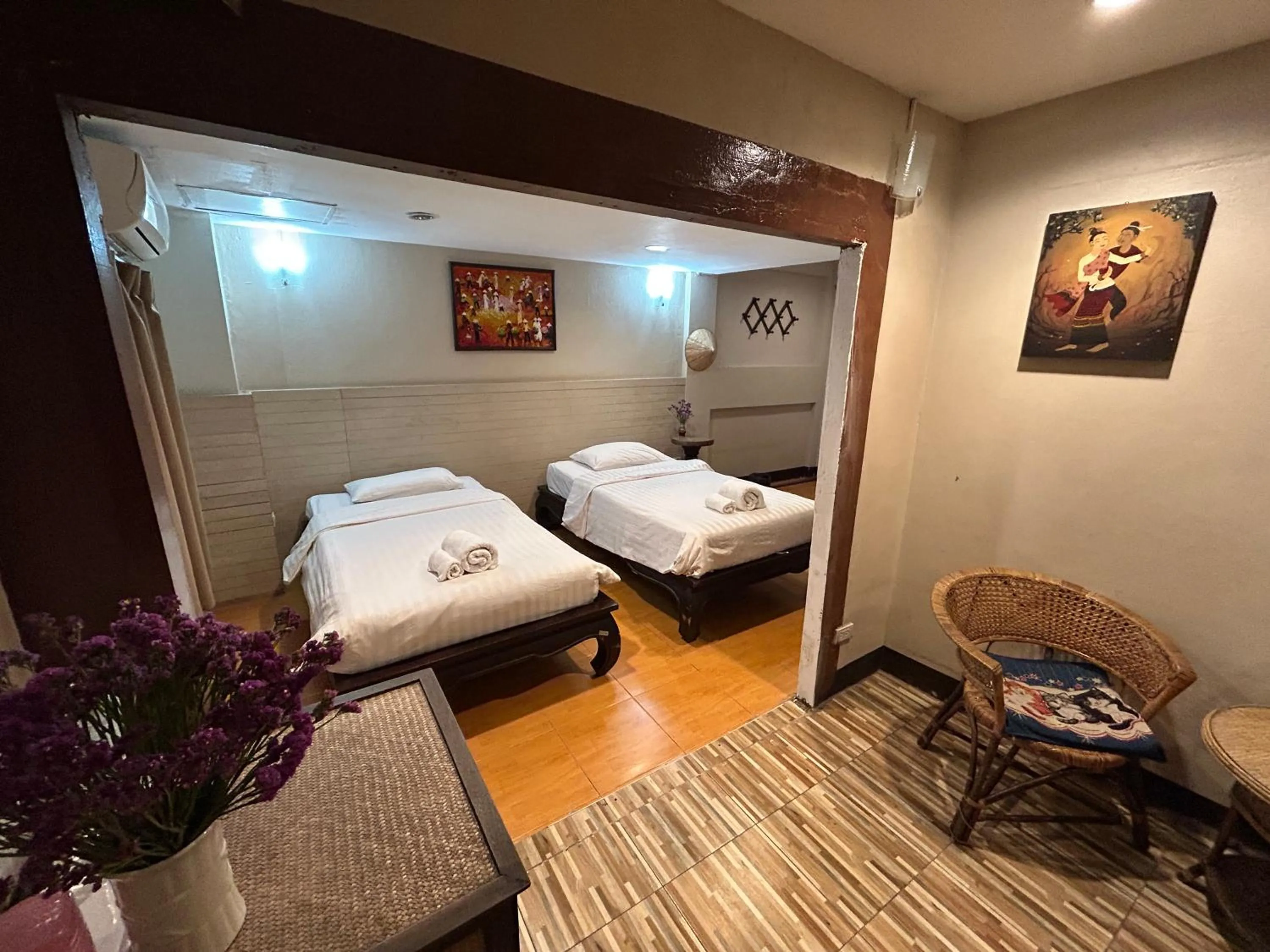 Bed in Kamala's Boutique Guesthouse