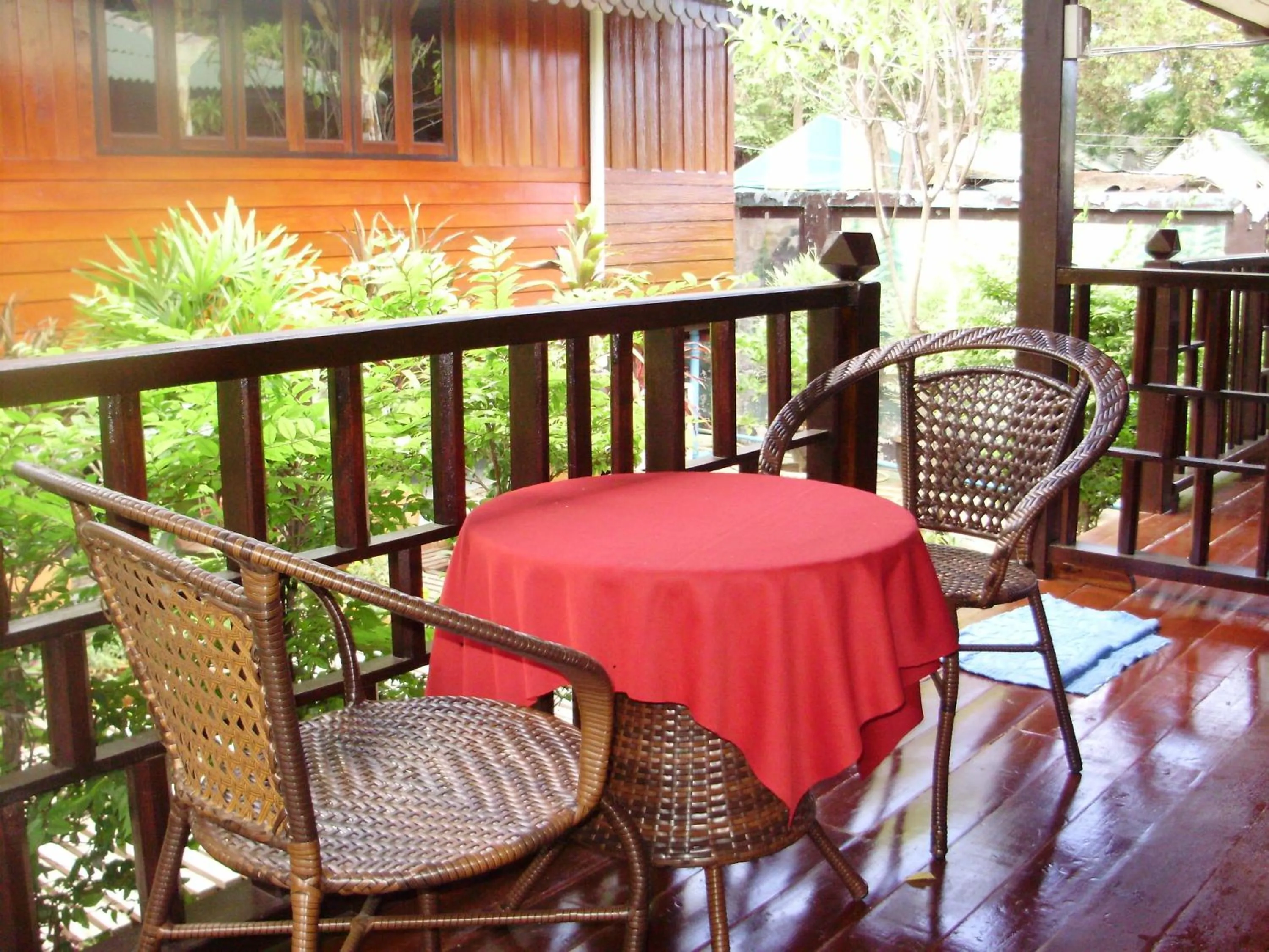 Patio in Baan Kong Homestay