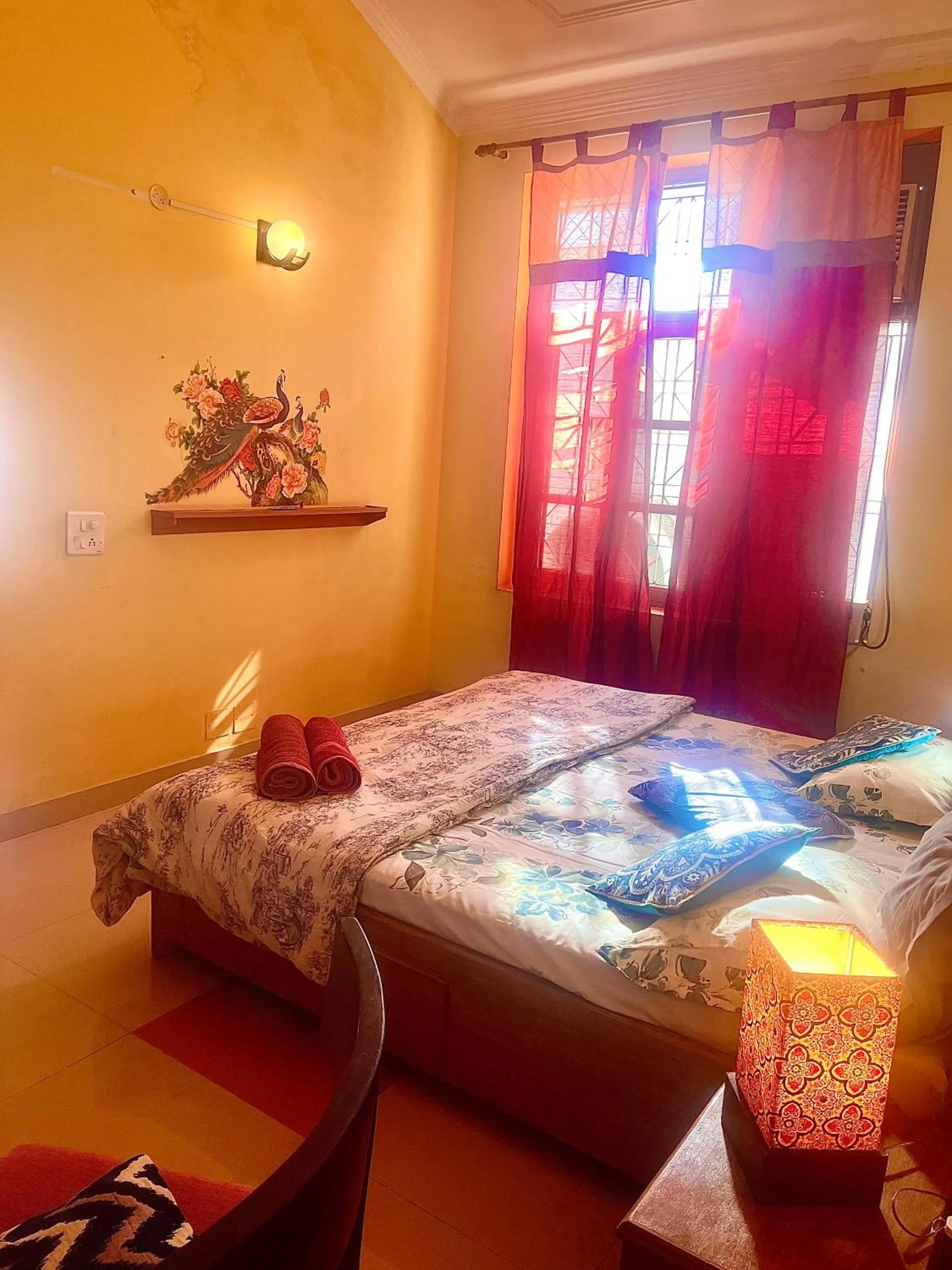 Bed in Ganga Vatika Boutique Hotel, Rishikesh