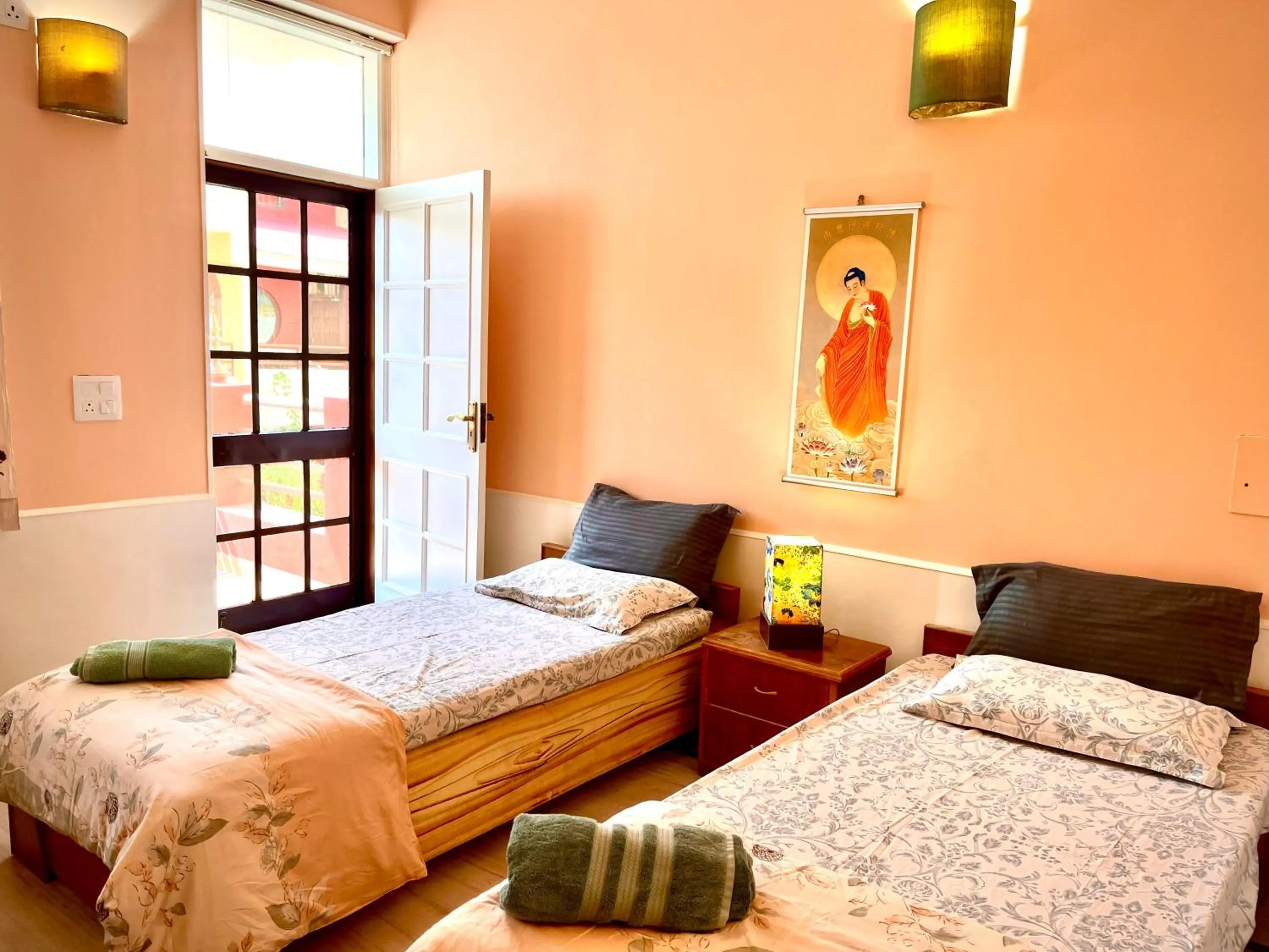 Bed in Ganga Vatika Boutique Hotel, Rishikesh