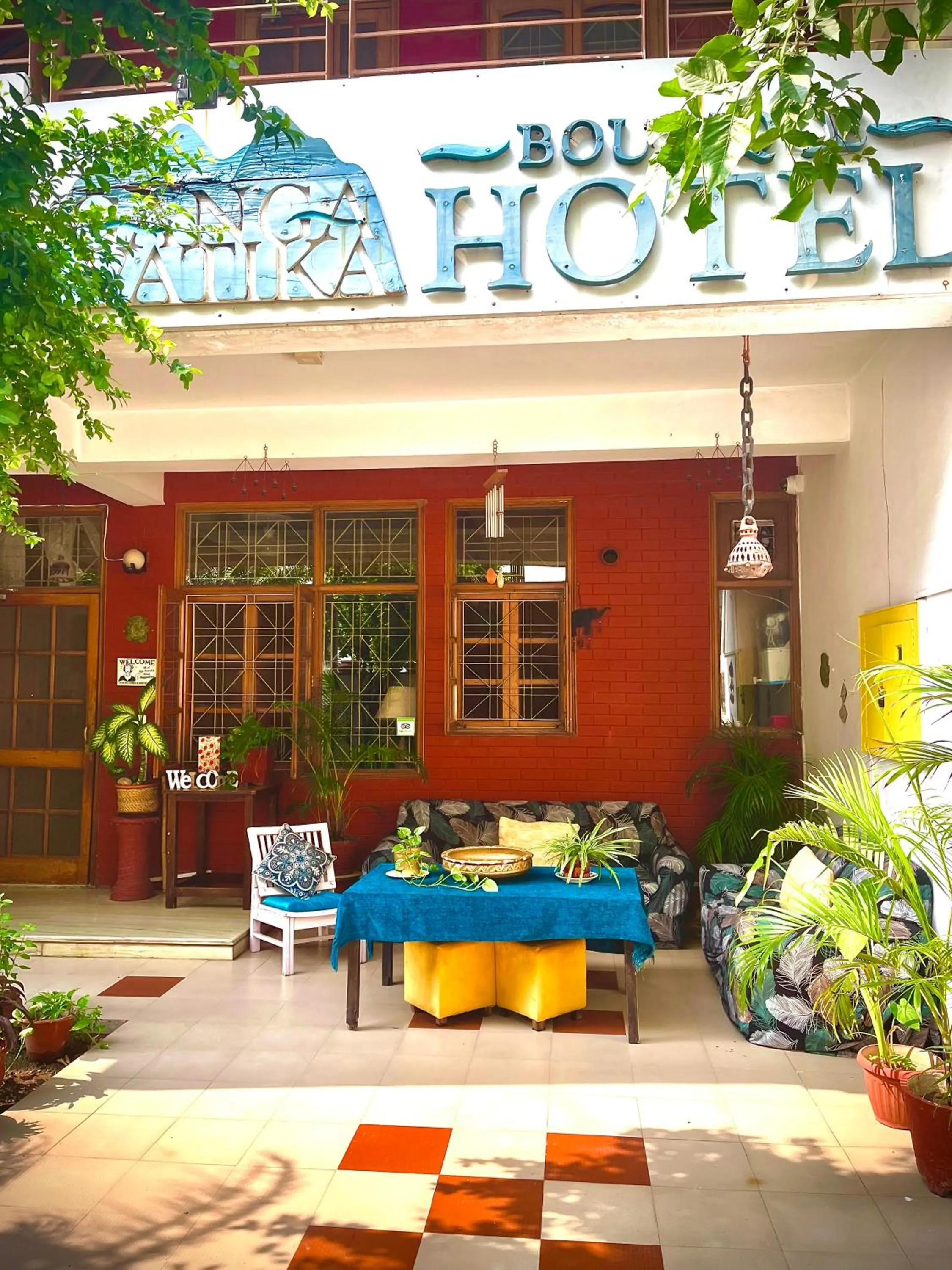 Property building in Ganga Vatika Boutique Hotel, Rishikesh
