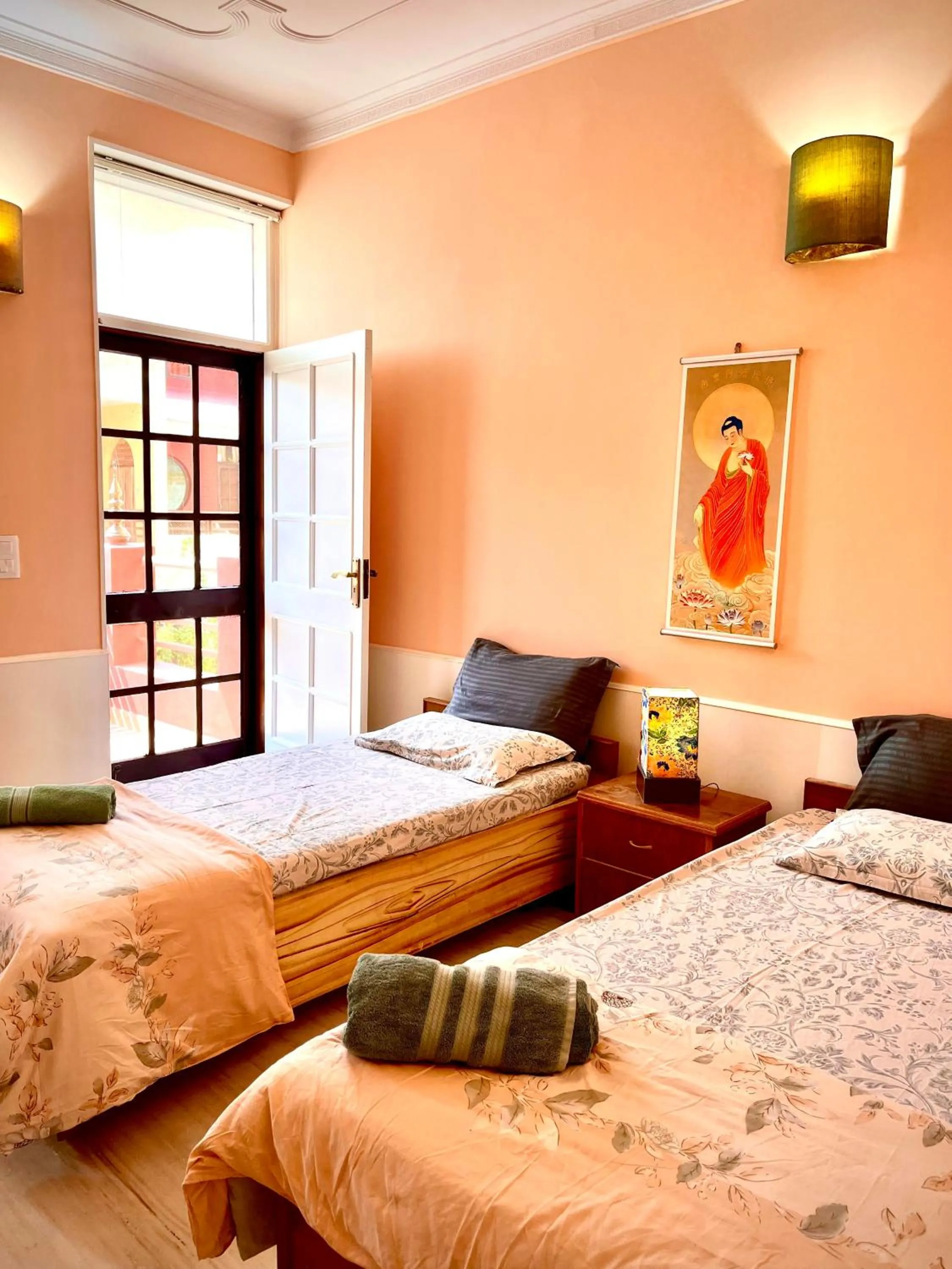 Bed in Ganga Vatika Boutique Hotel, Rishikesh
