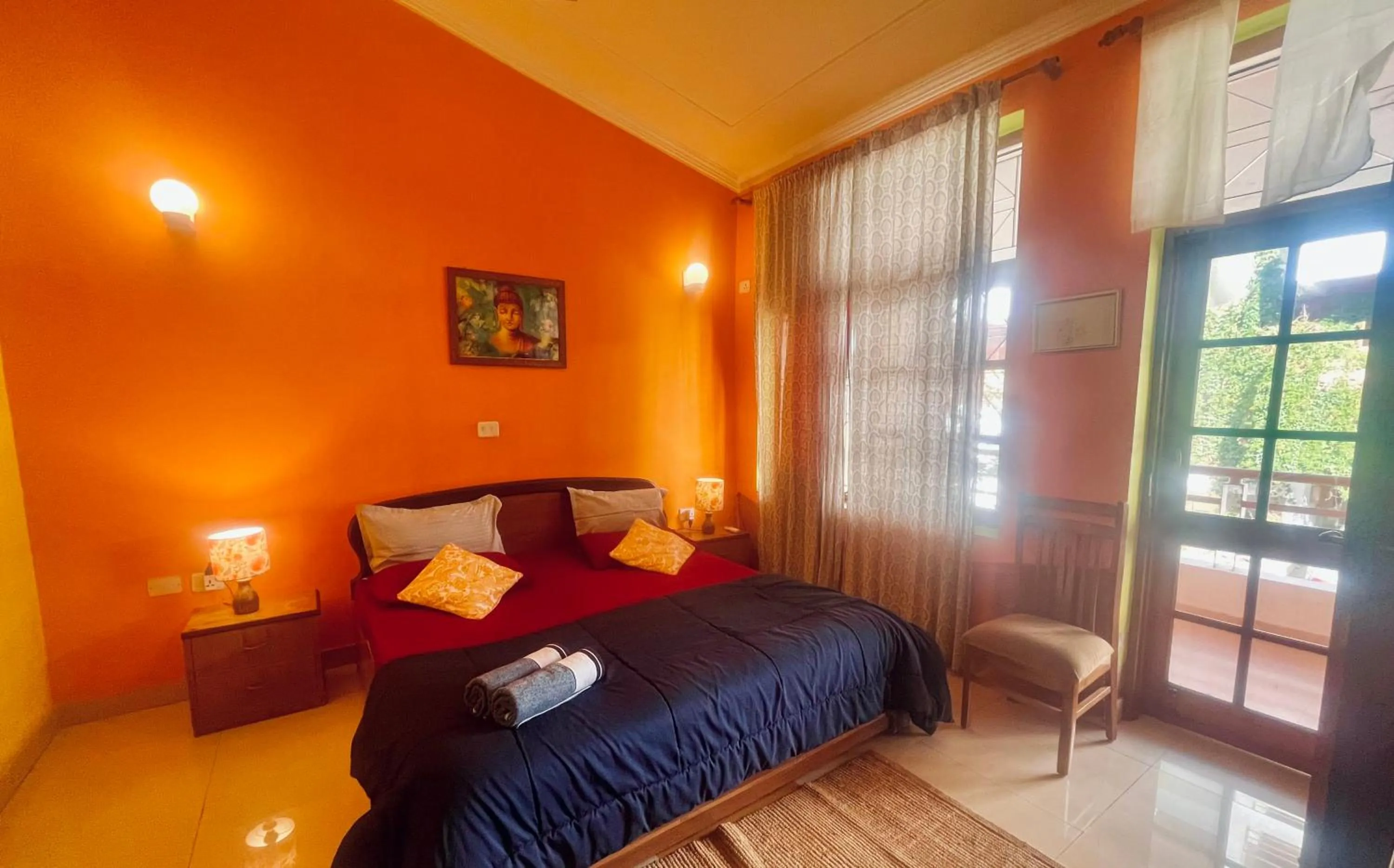 Bed in Ganga Vatika Boutique Hotel, Rishikesh