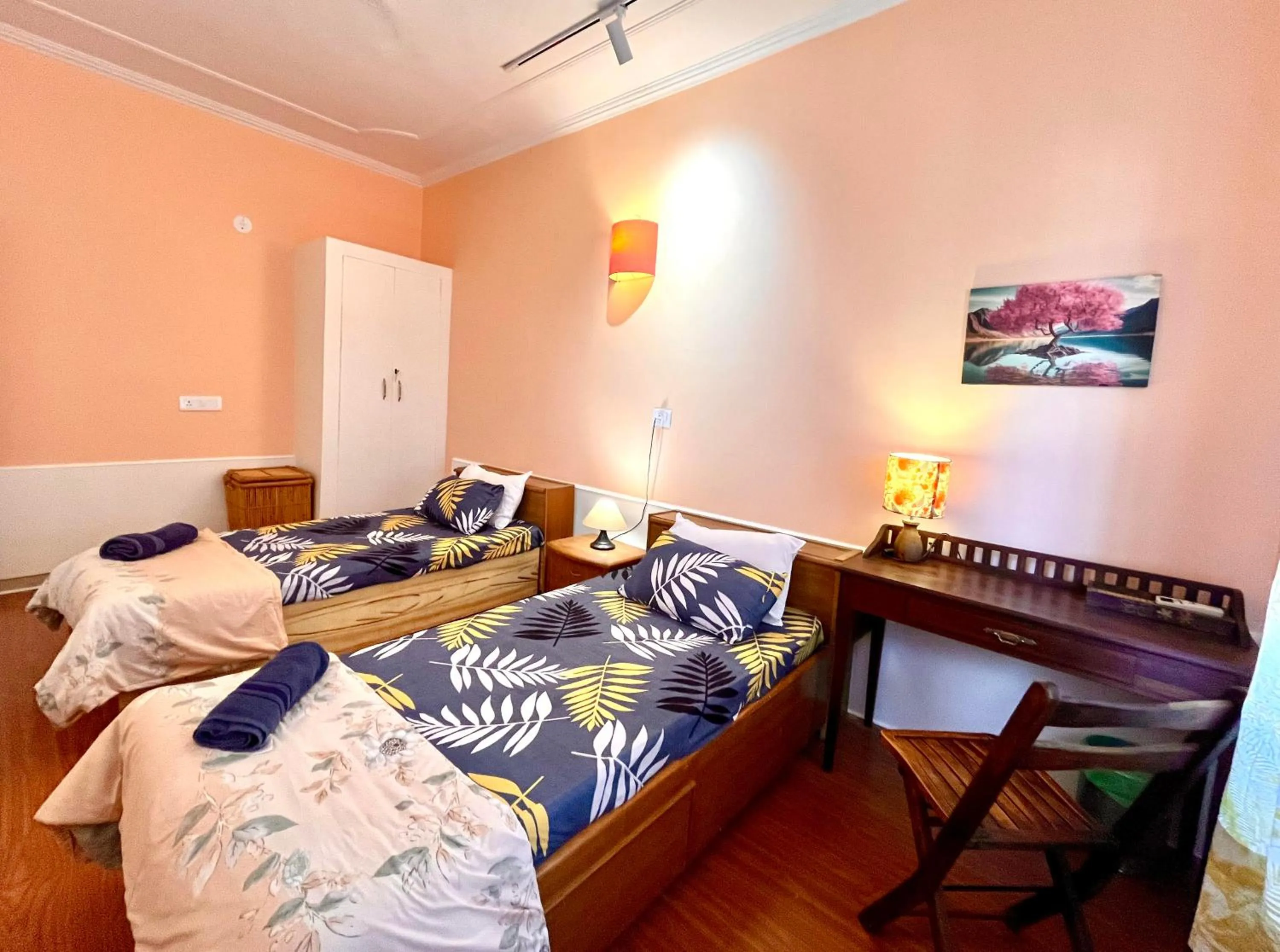 Bed in Ganga Vatika Boutique Hotel, Rishikesh