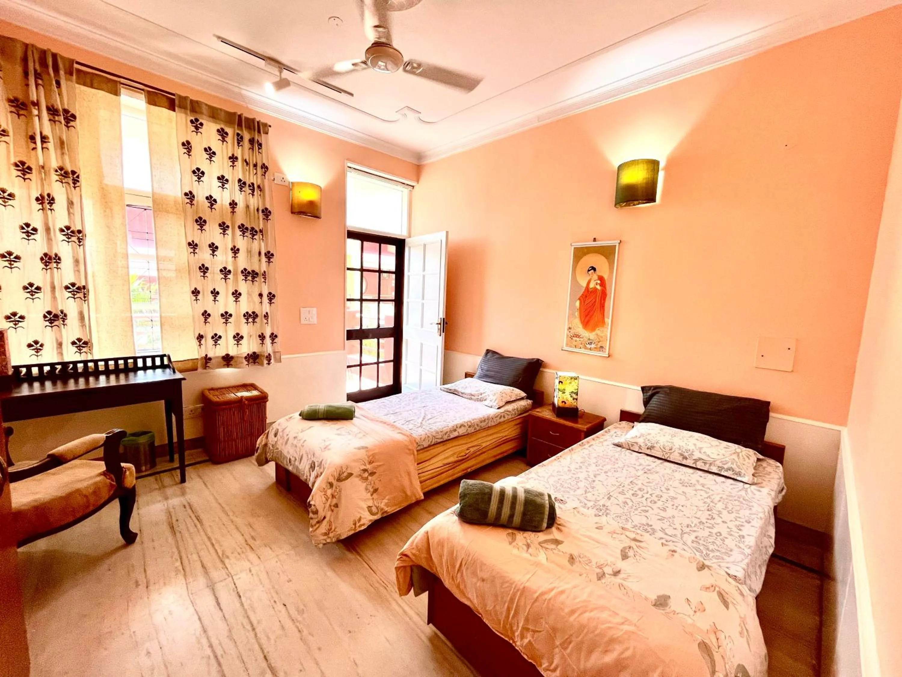 Bedroom, Bed in Ganga Vatika Boutique Hotel, Rishikesh