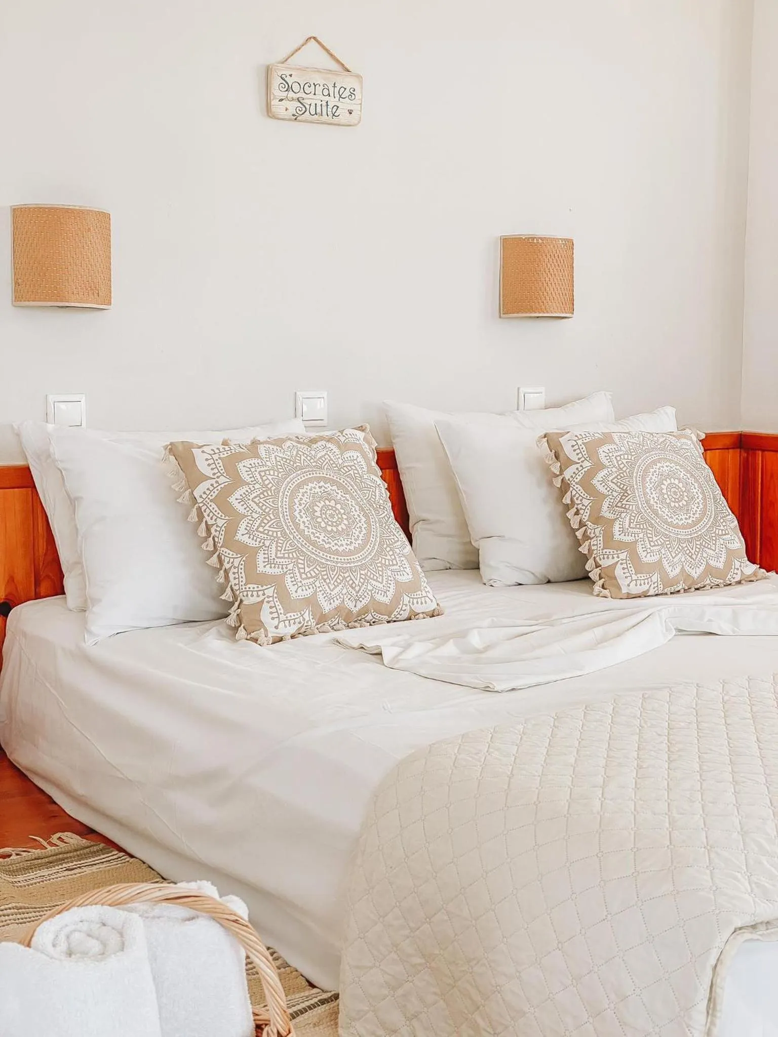 Bed in Lindos Athena