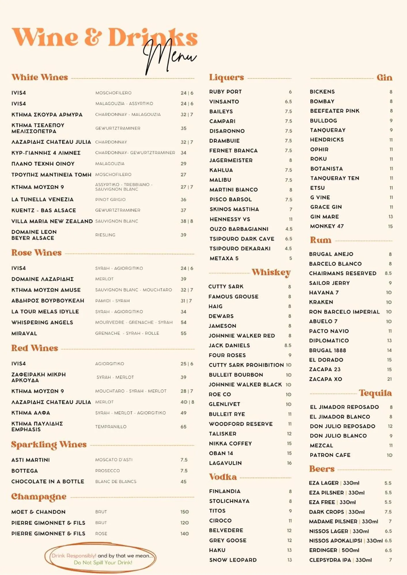 Drinks in Ivis 4 Boutique Hotel