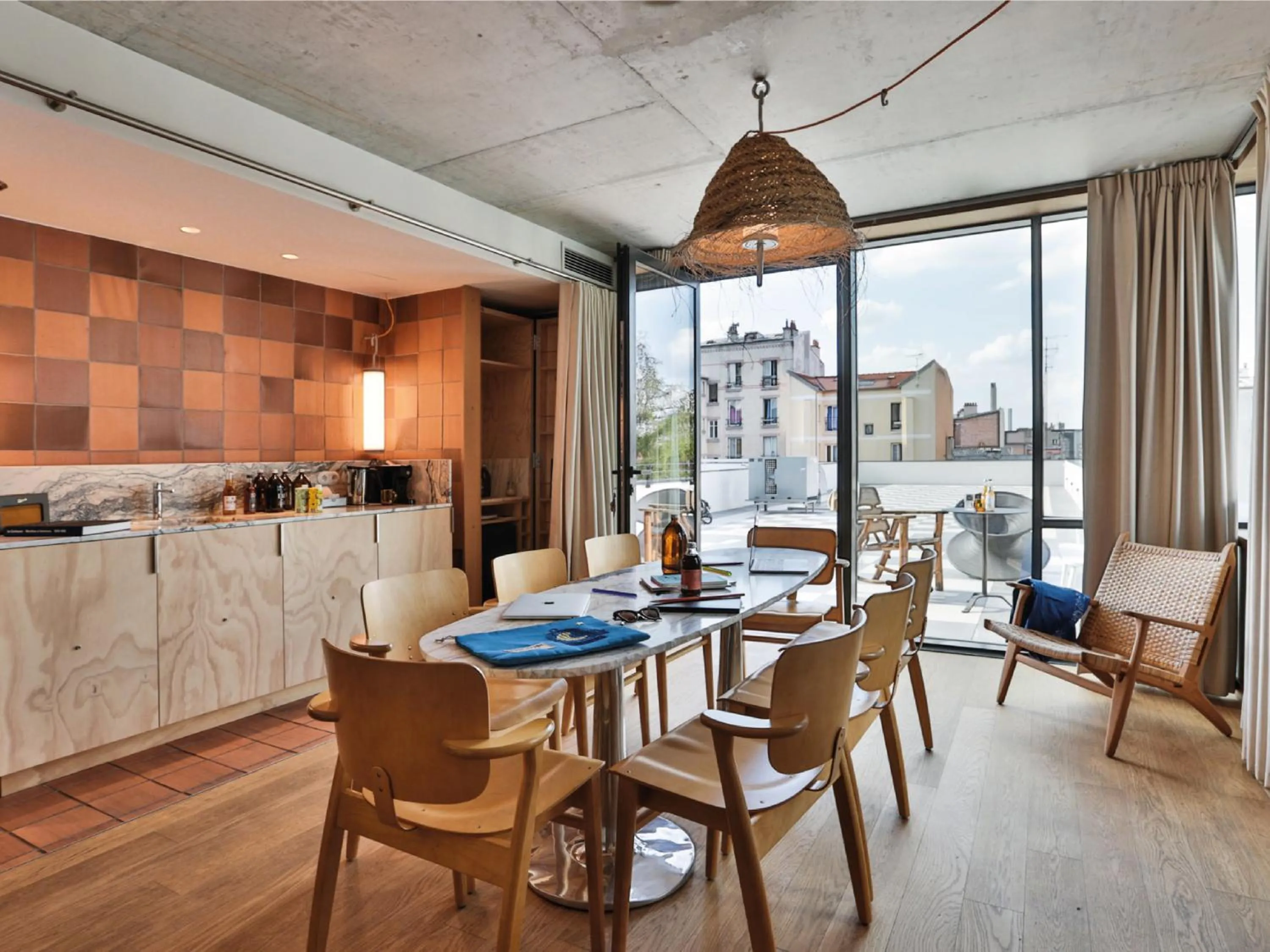 Seating area in MOB House