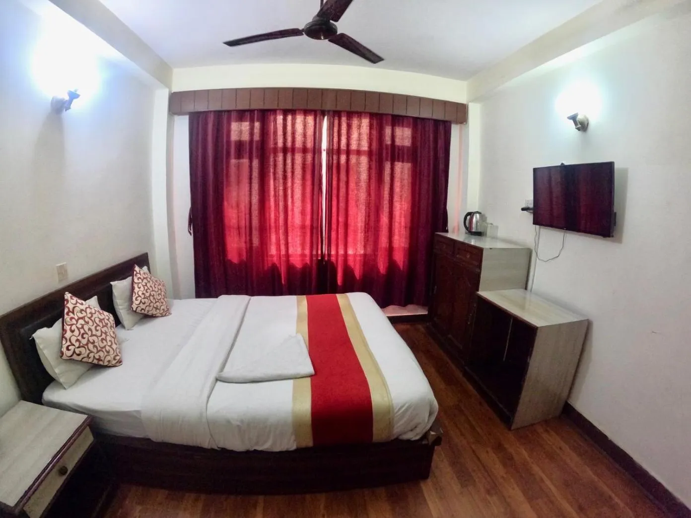 Bed in Hotel Lily kathmandu