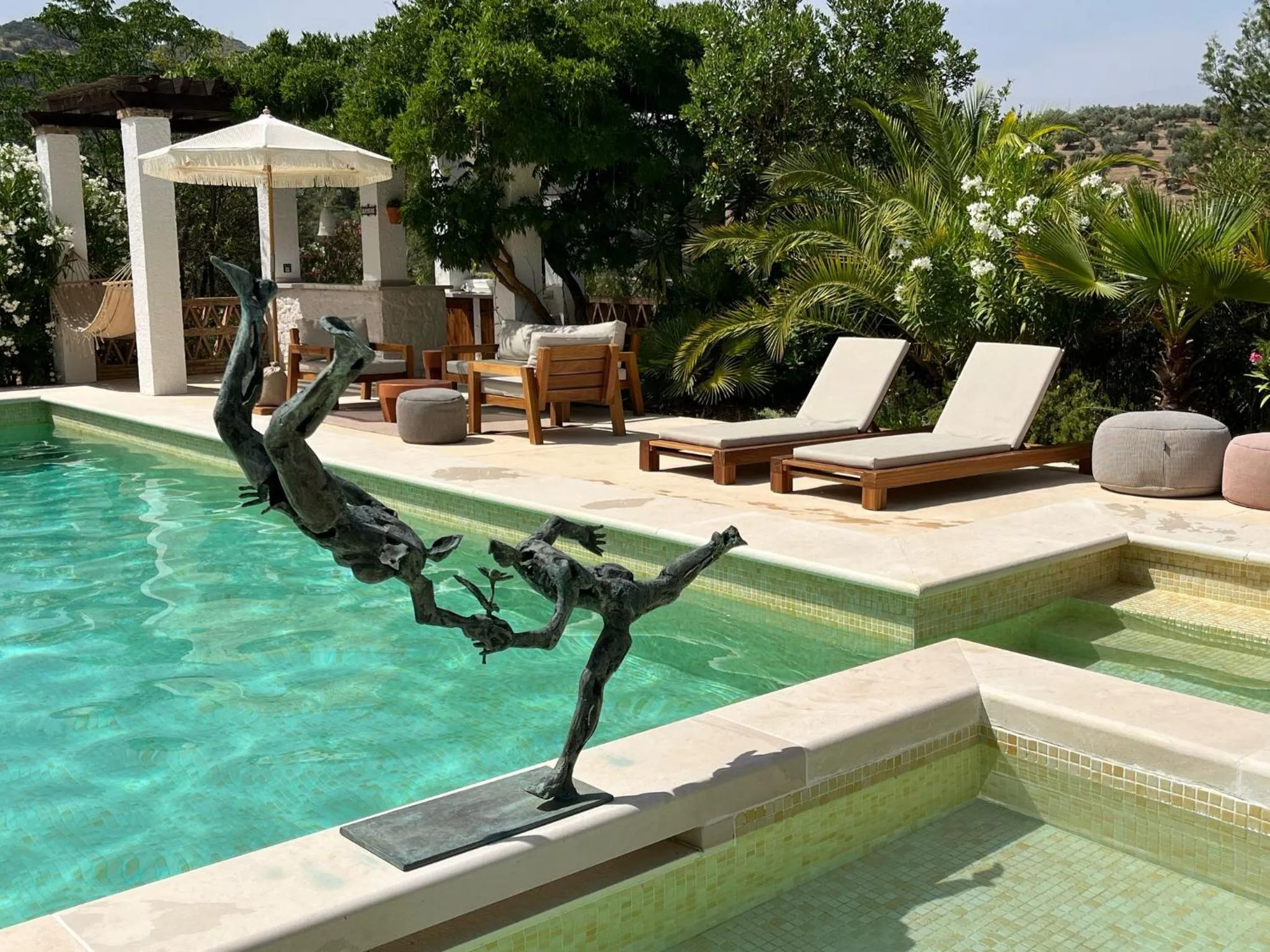 Swimming pool in Hacienda el Tarajal