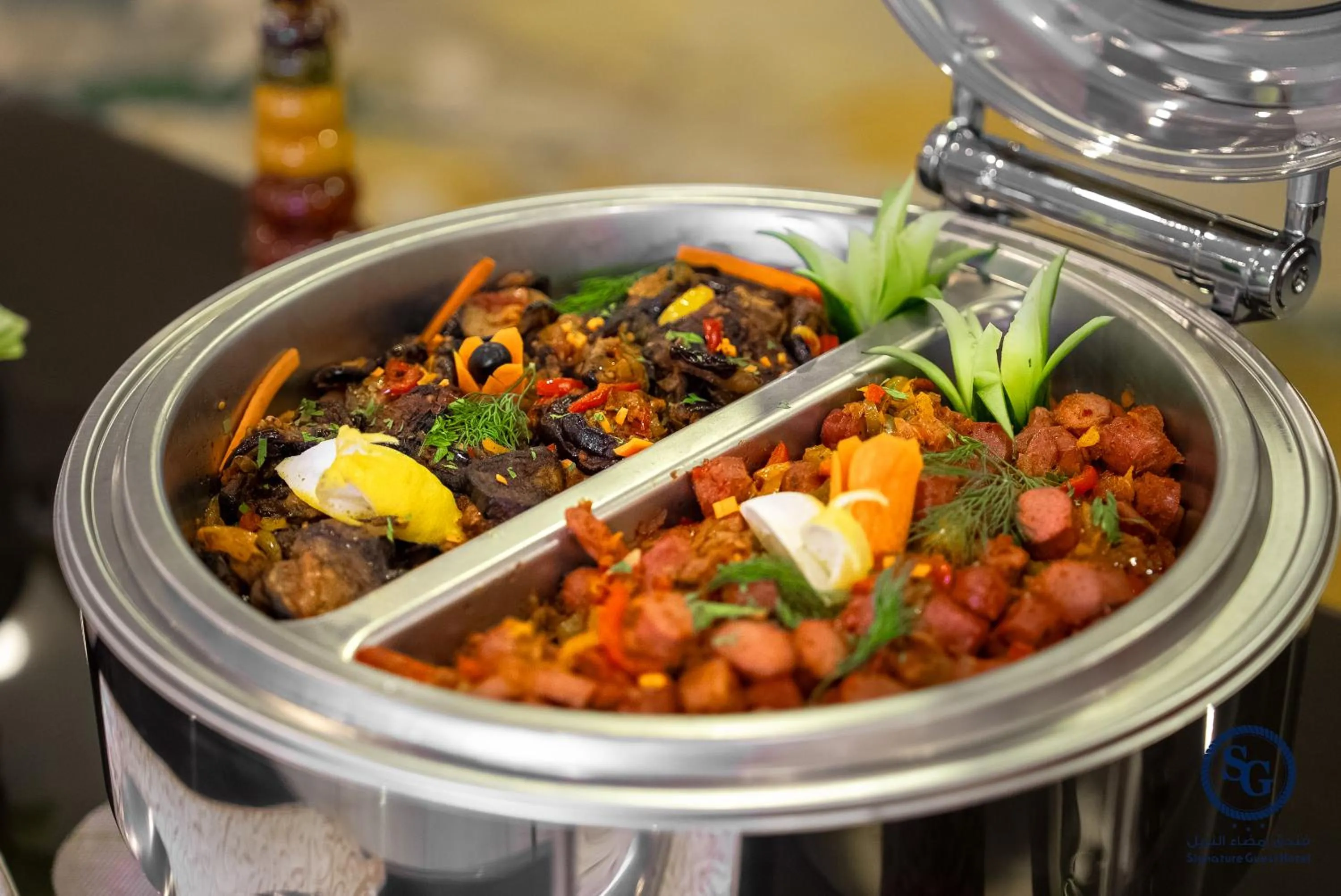 Buffet breakfast in Signature Guest Hotel فندق إمضاء النزيل الفندقية