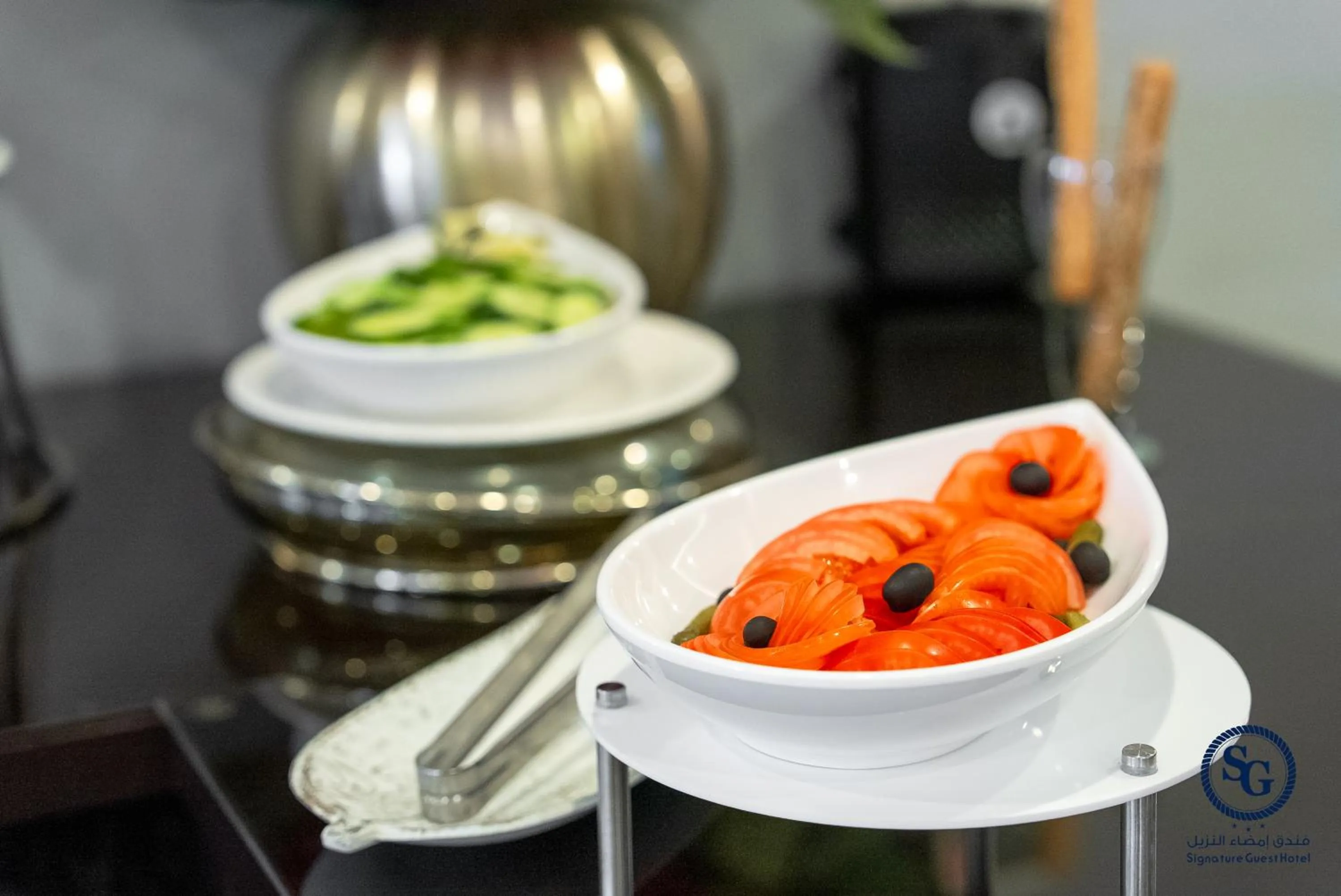 Breakfast in Signature Guest Hotel فندق إمضاء النزيل الفندقية