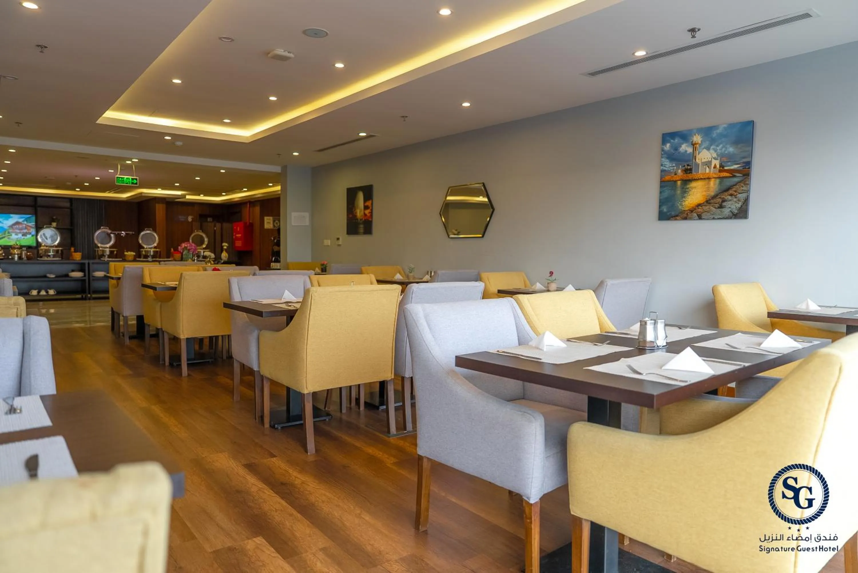 Restaurant/places to eat in Signature Guest Hotel فندق إمضاء النزيل الفندقية