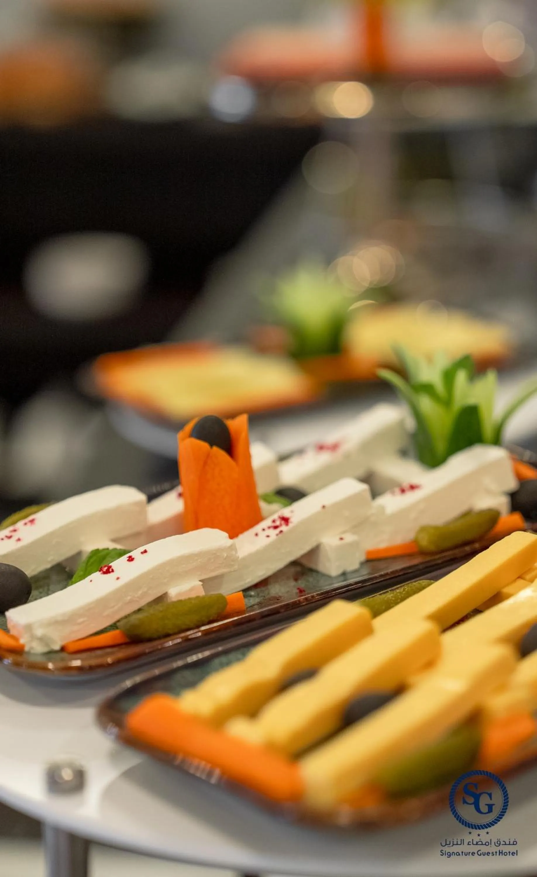 Buffet breakfast in Signature Guest Hotel فندق إمضاء النزيل الفندقية