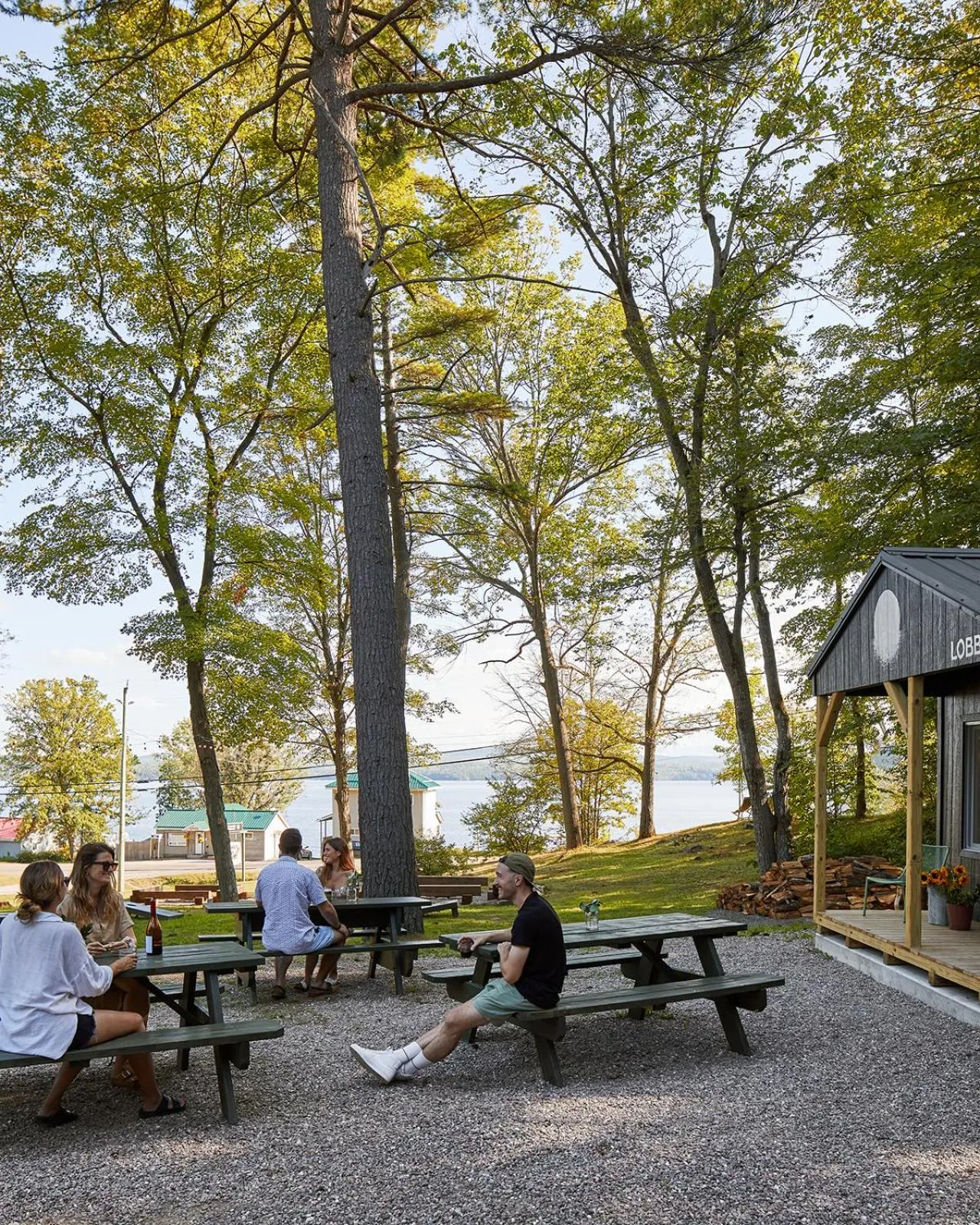 Patio in Somewhere Inn Calabogie