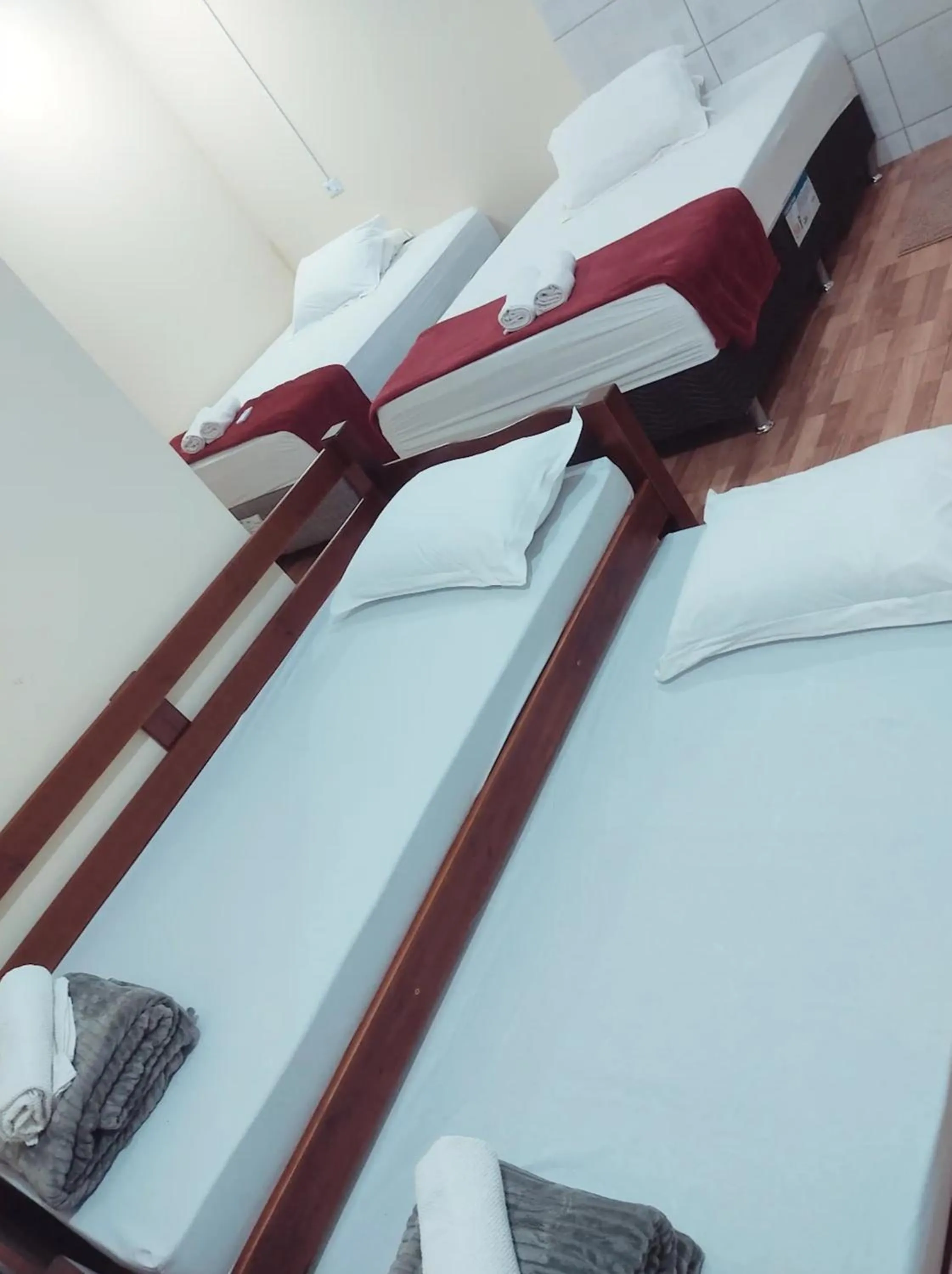 Bed in Pousada Helena