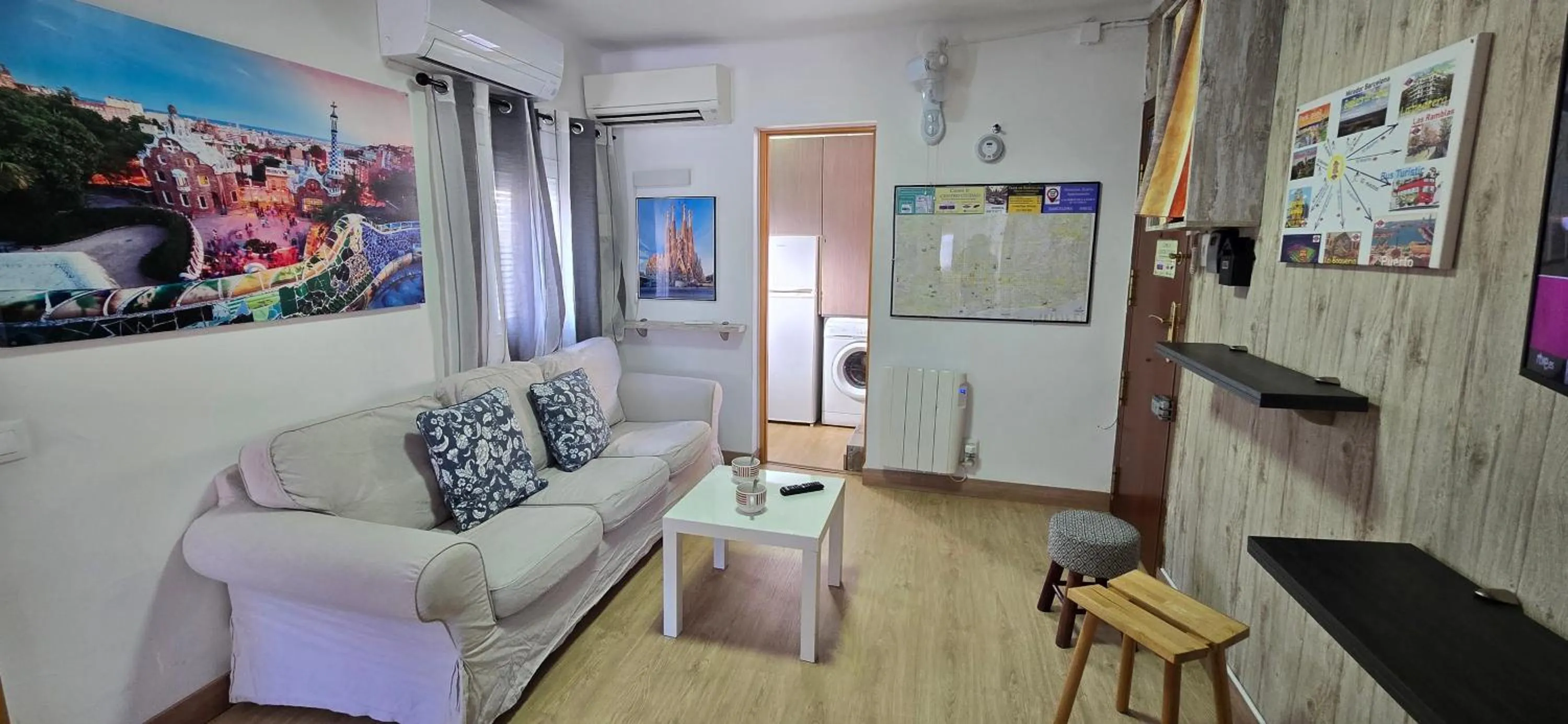 Seating area in Ático, terraza y Barbacoa