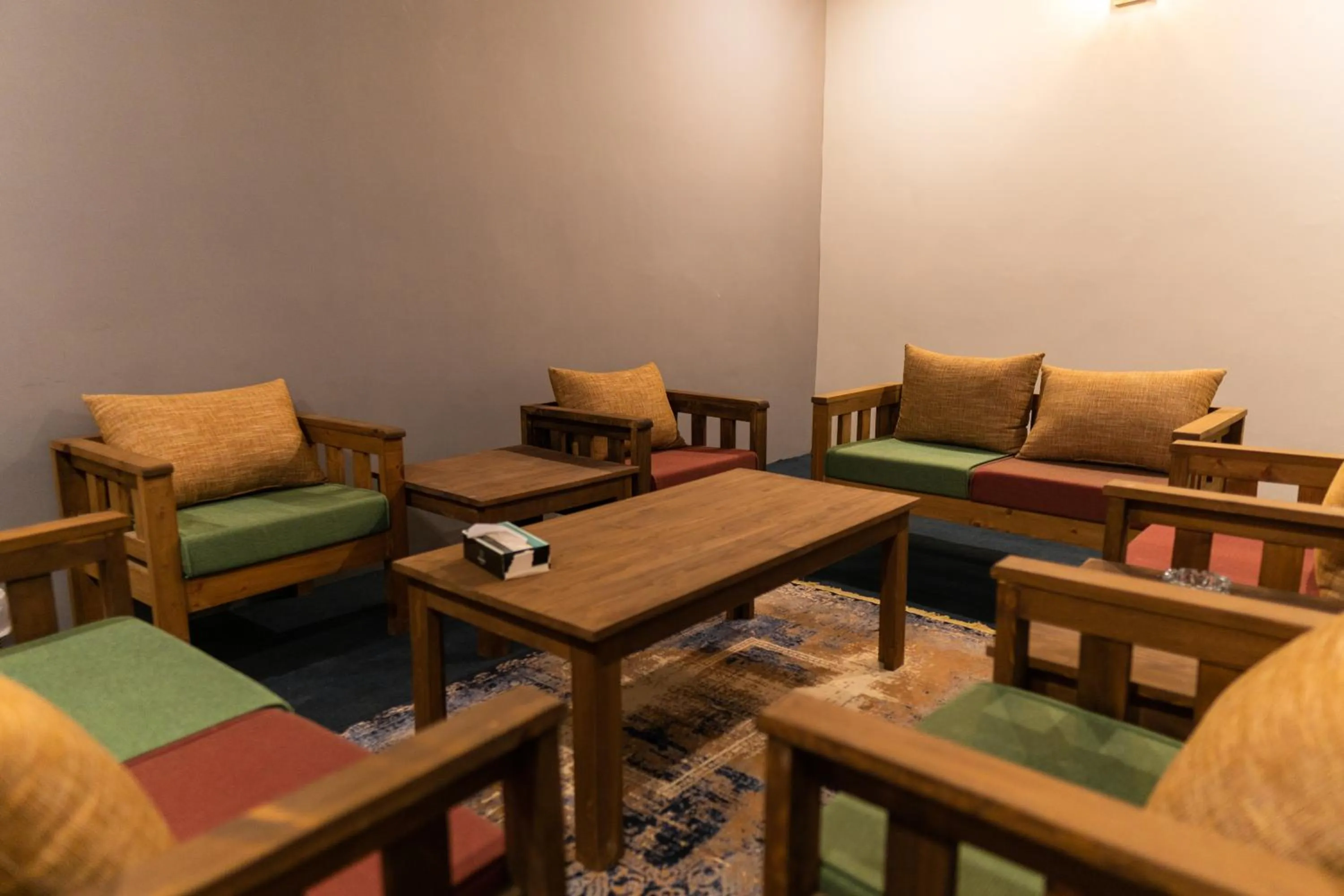 Living room in Dynasty Hotel Skardu