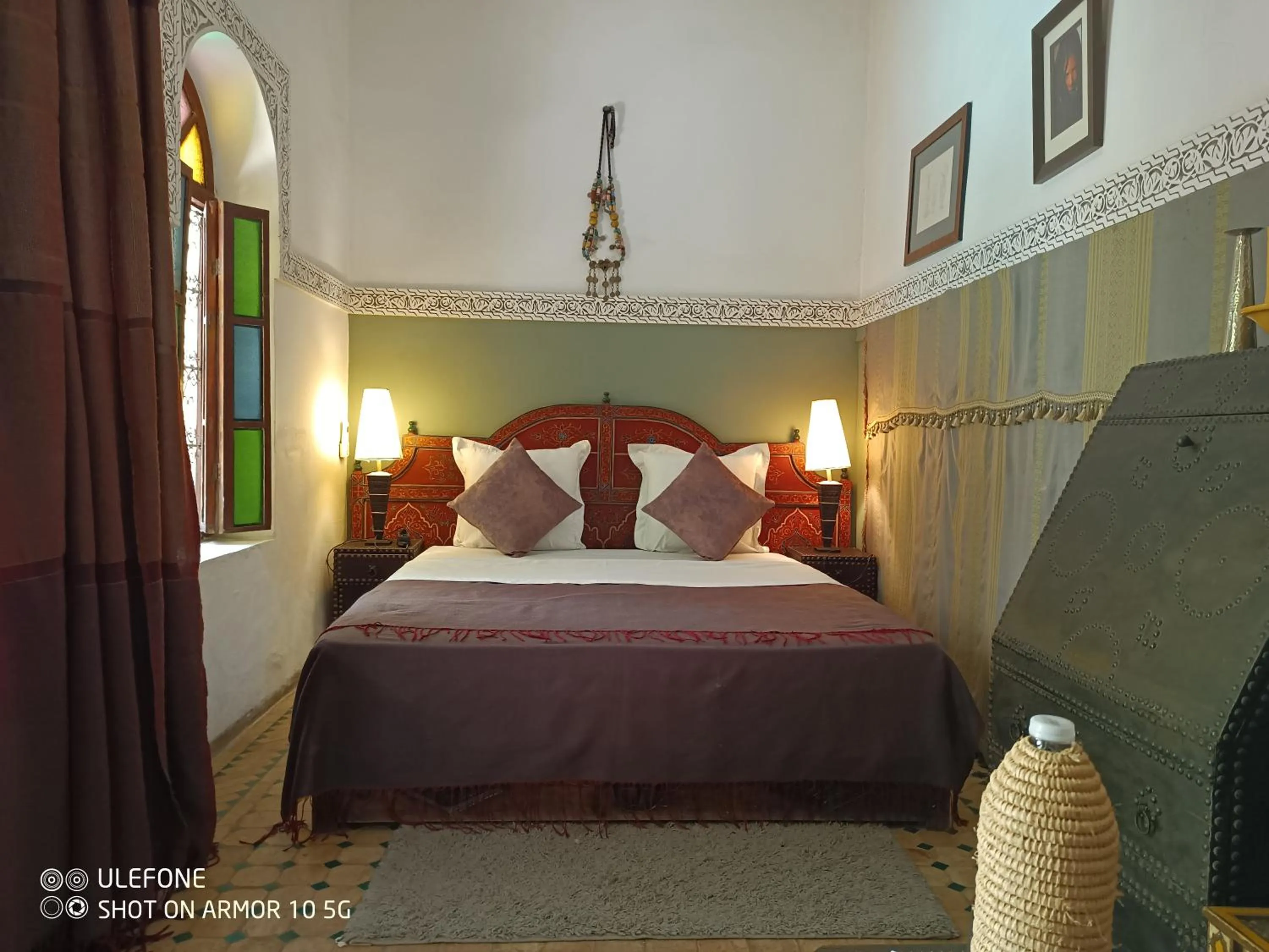 Bed in Riad Zagouda